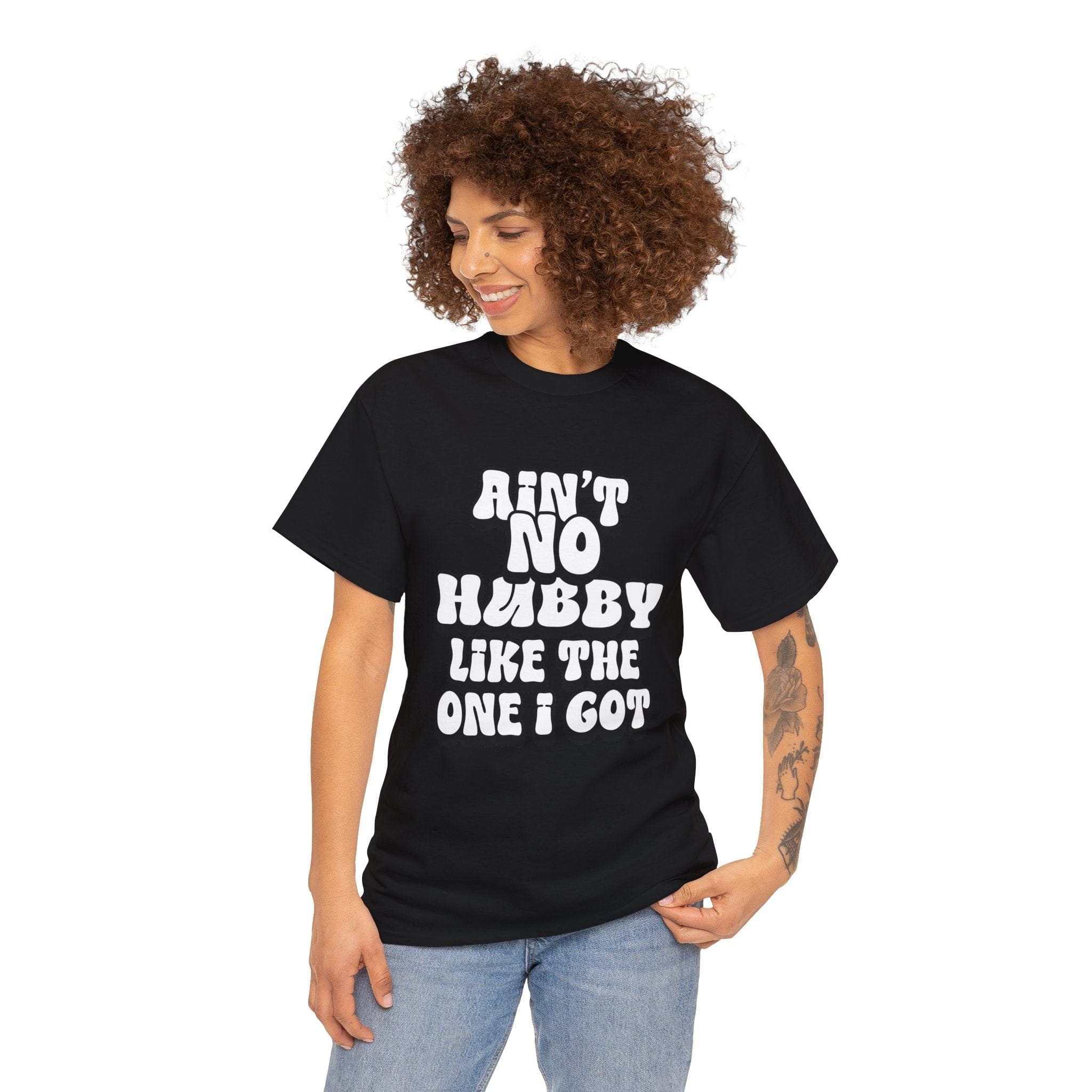 Ain't No Hubby Like The One I Got Essential tee 2024