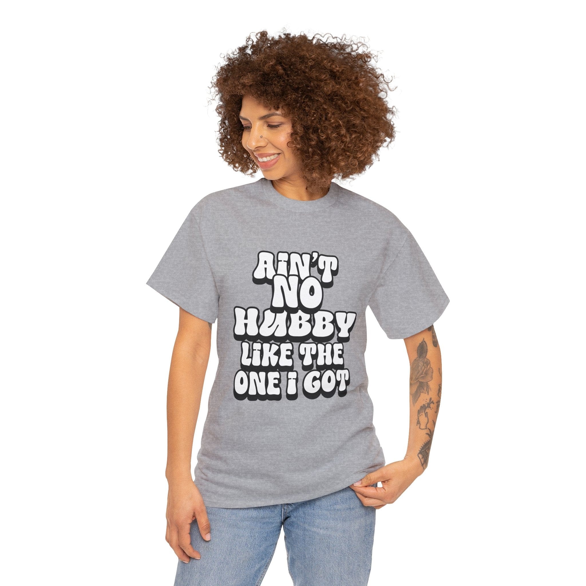 Ain't No Hubby Like The One I Got Essential tee 2024