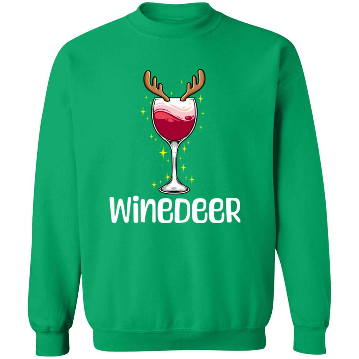 Holiday Cheers Set: WineDeer & ReinBeer Sweatshirts