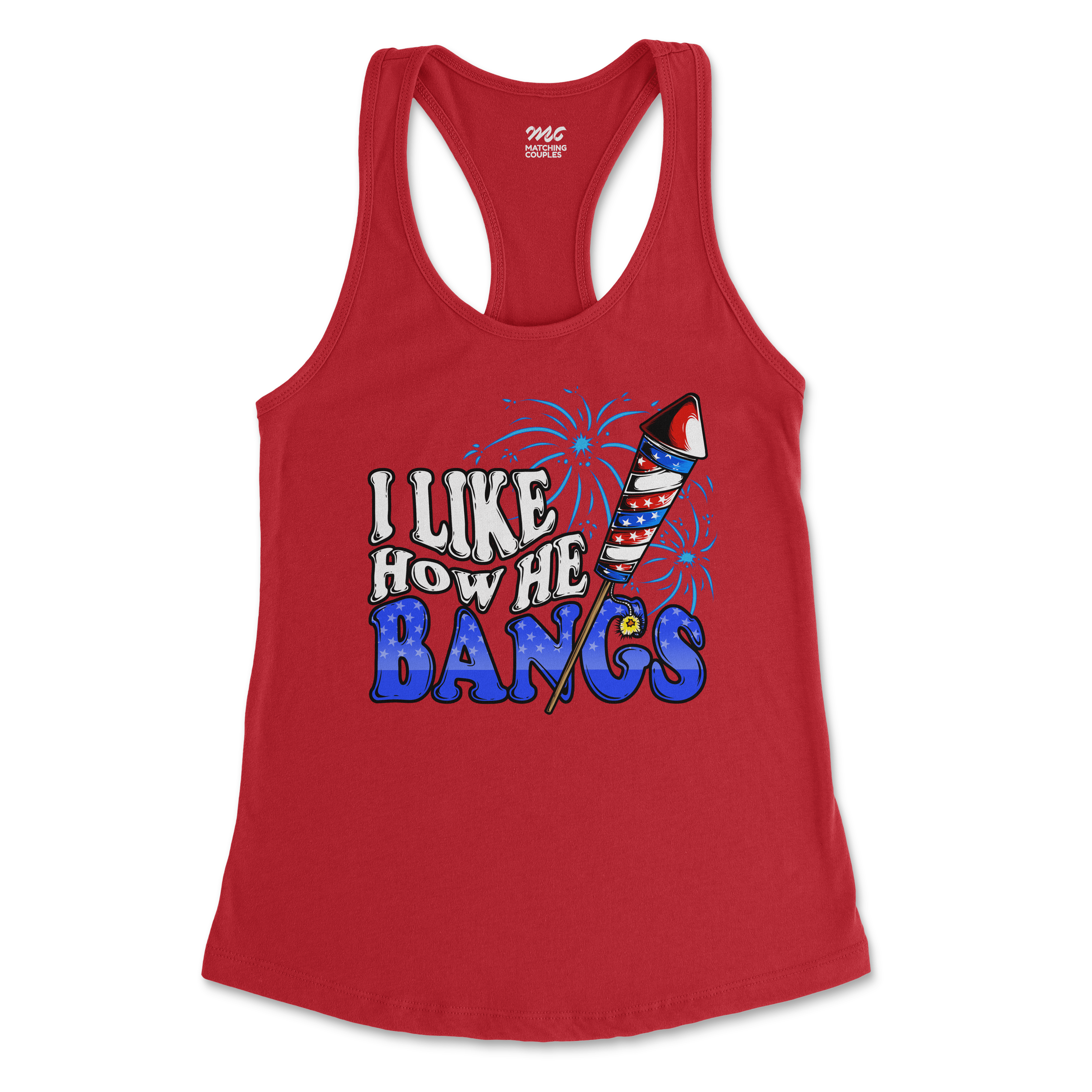 I Like How He Bangs Women's Ideal Racerback Tank SP
