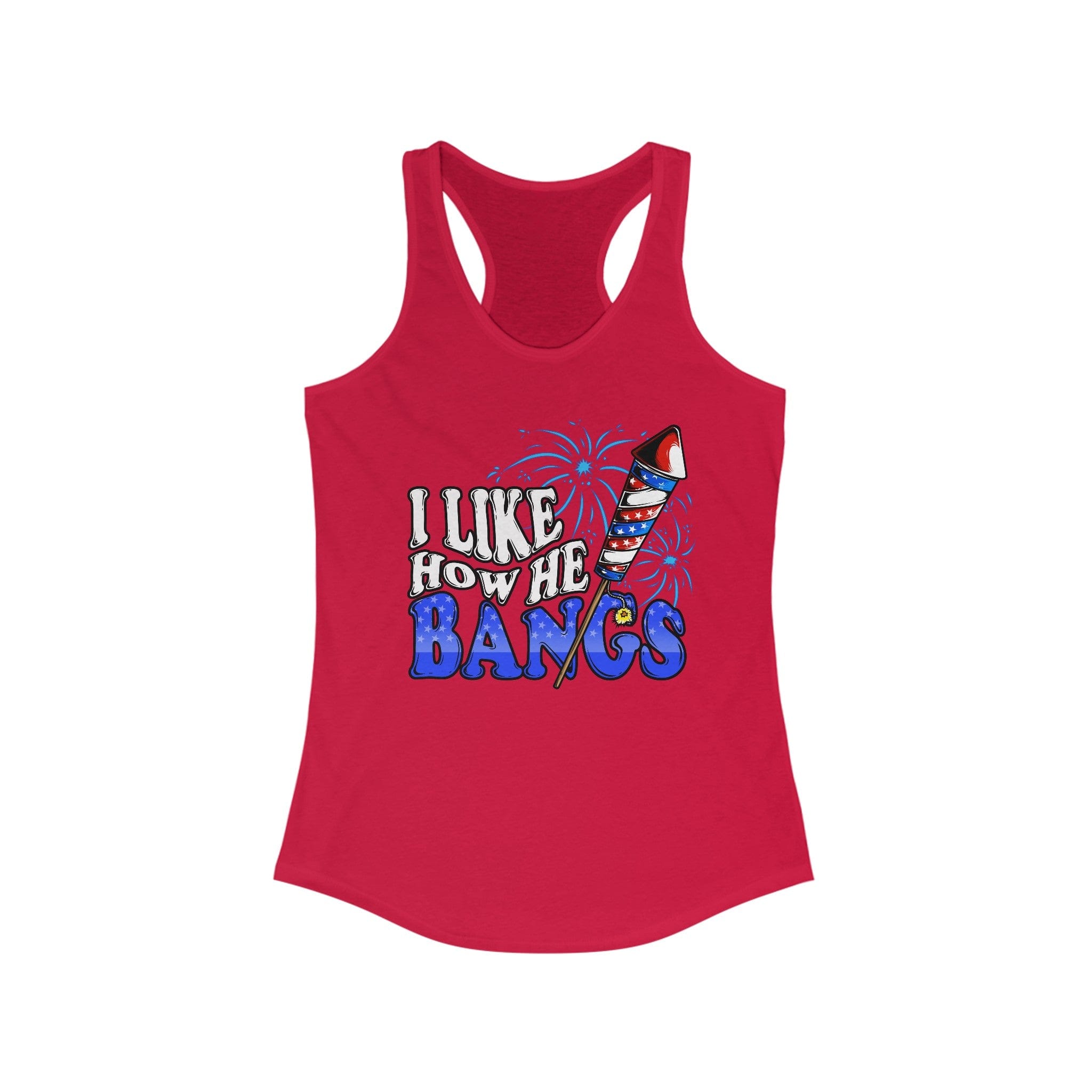 I Like How He Bangs Womens Tank
