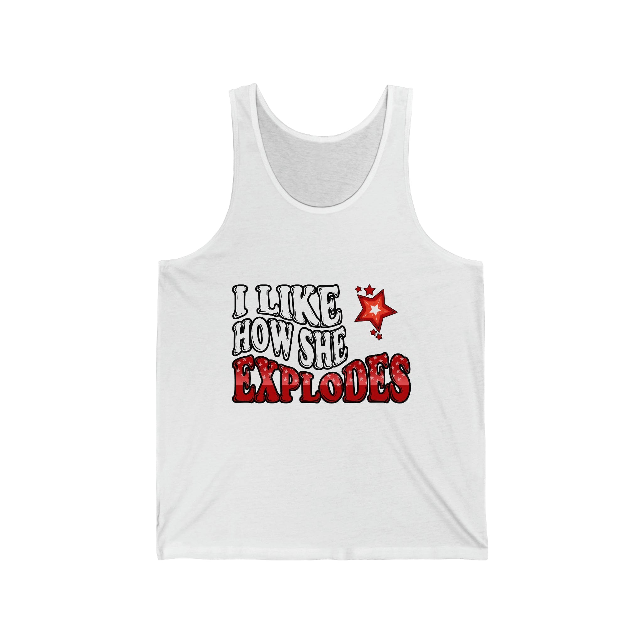 I Like How She Explodes | Unisex Jersey Tank