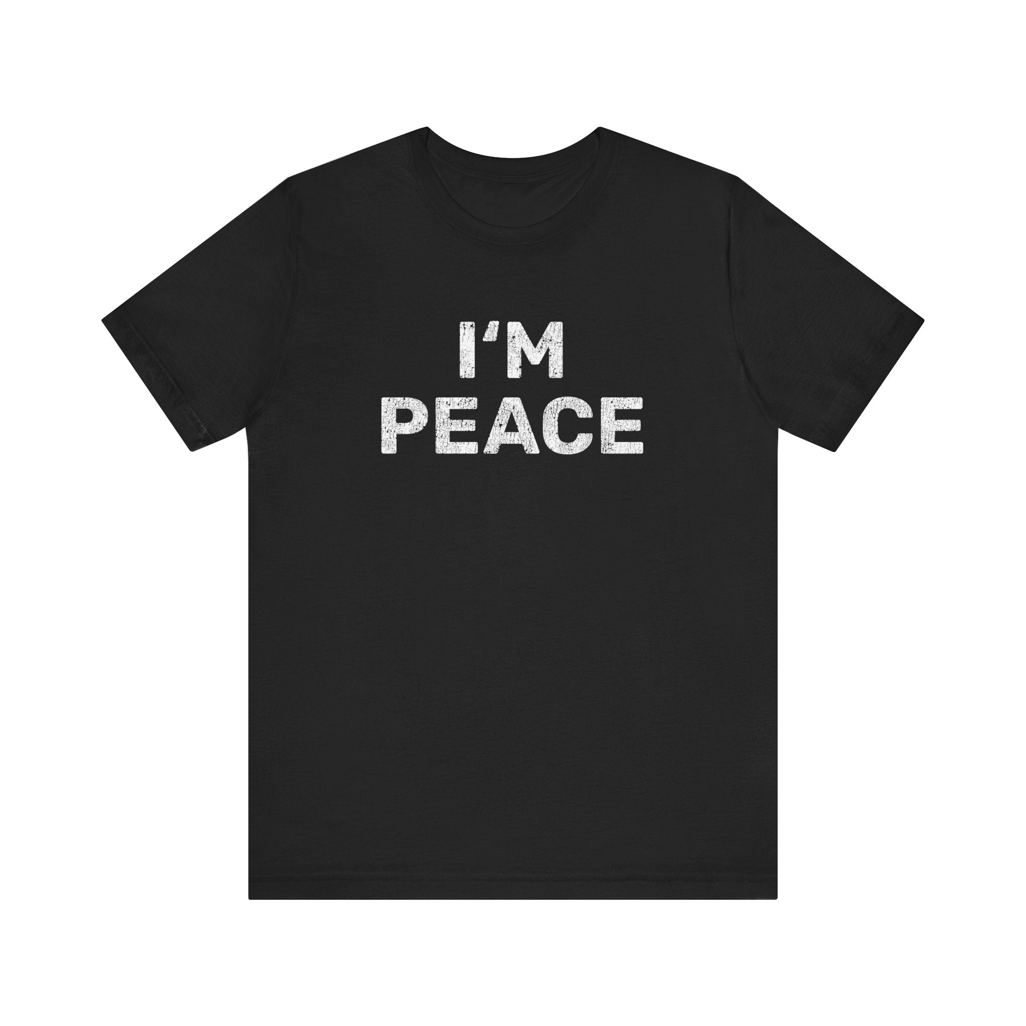 I'm Peace | Deluxe Black Tee