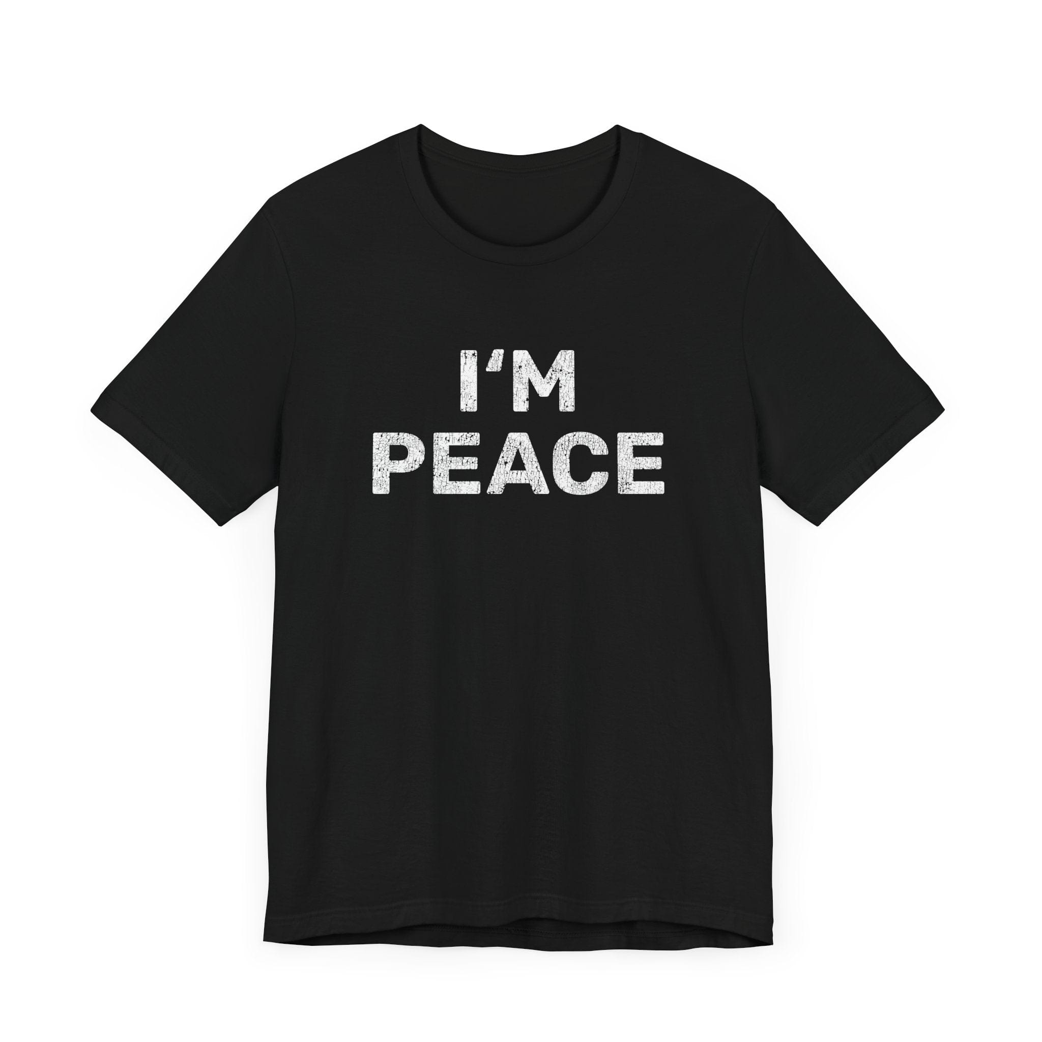 I'm Peace | Deluxe Black Tee