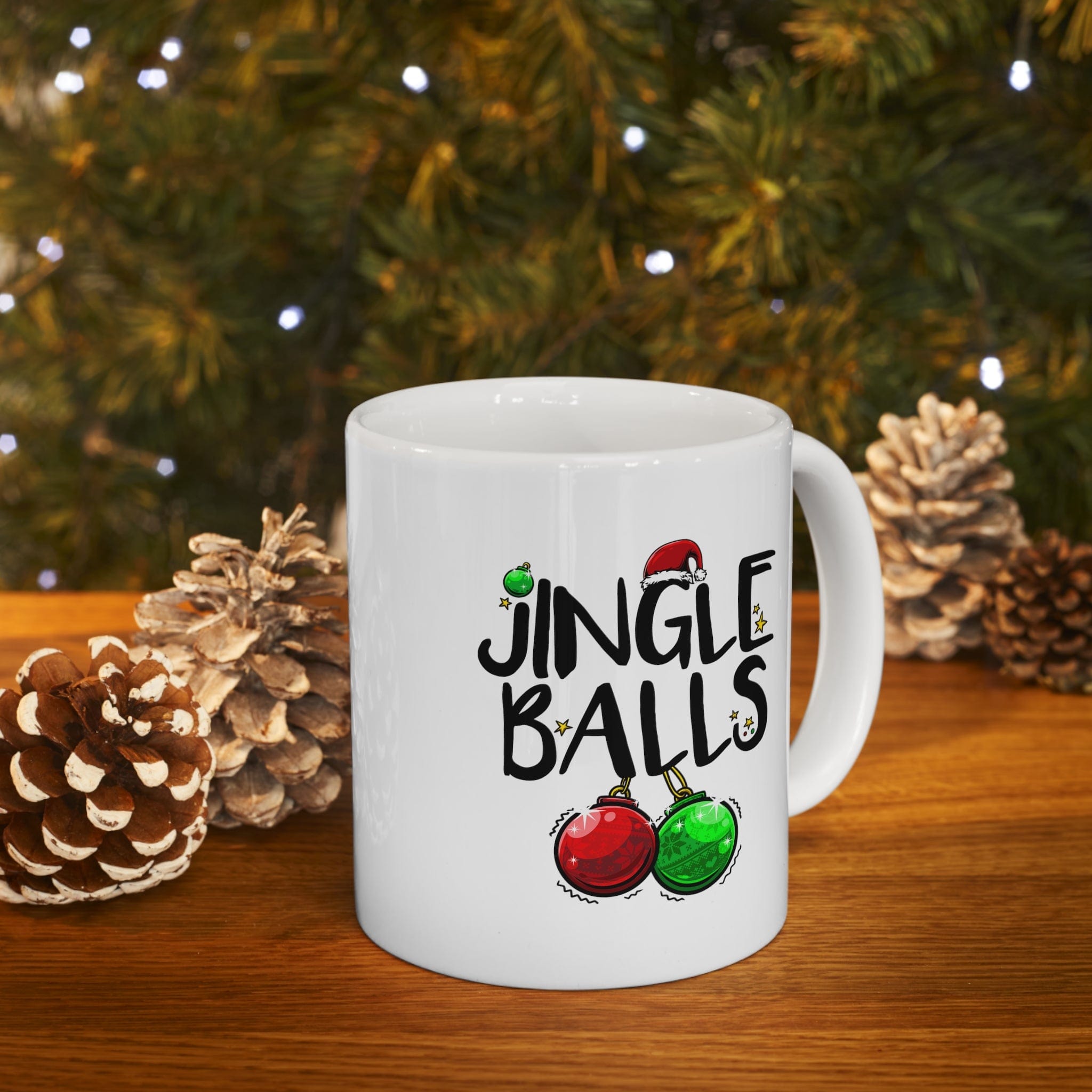 Jingle Balls Christmas Mug 11oz