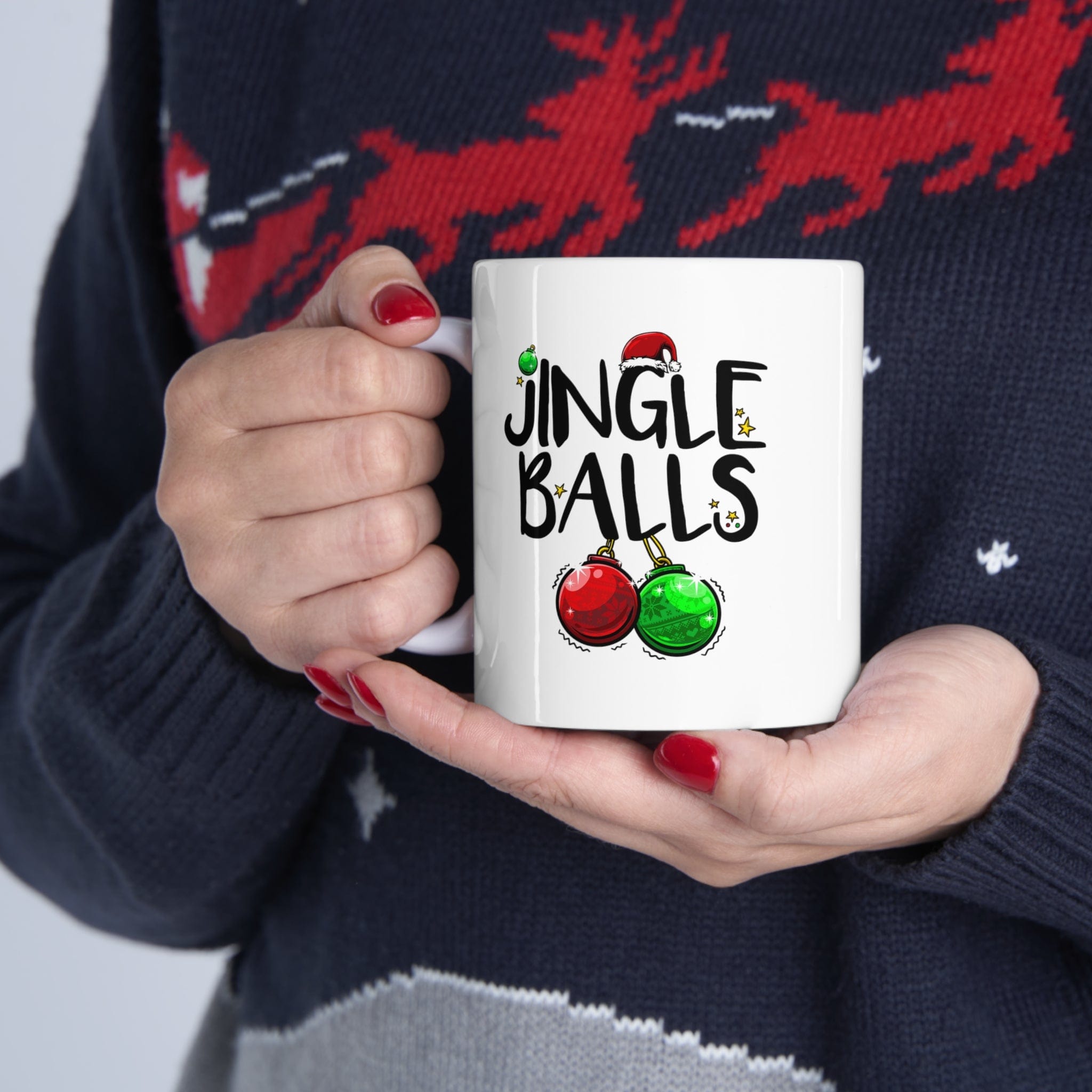 Jingle Balls Christmas Mug 11oz
