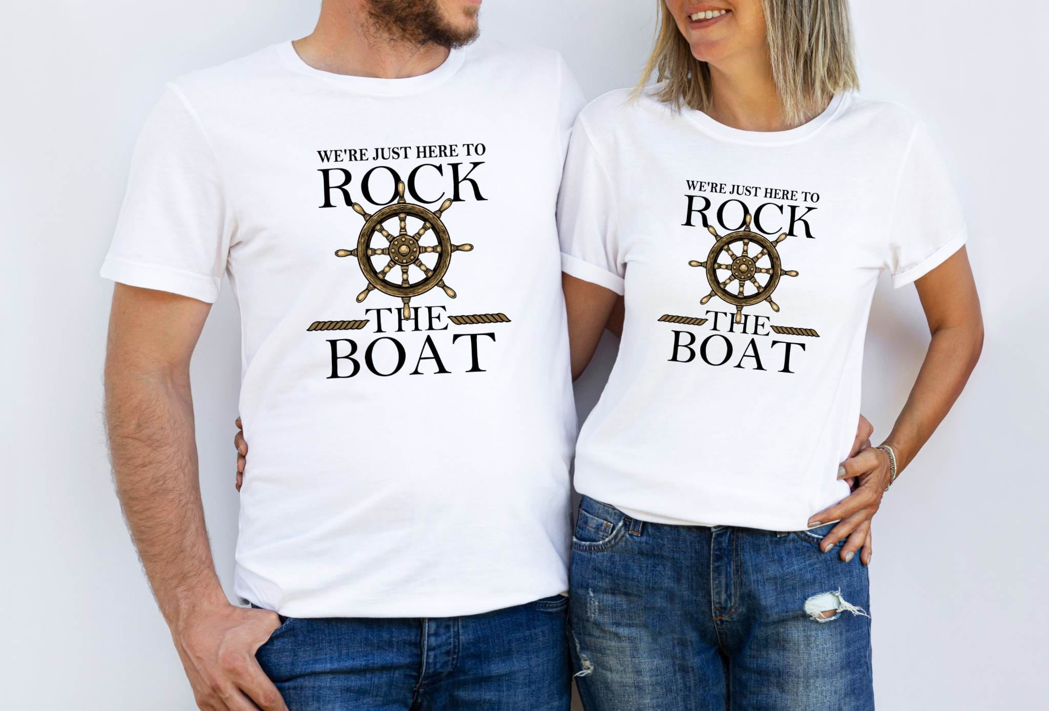We Just Here To Rock The Boat Deluxe Unisex Shirt