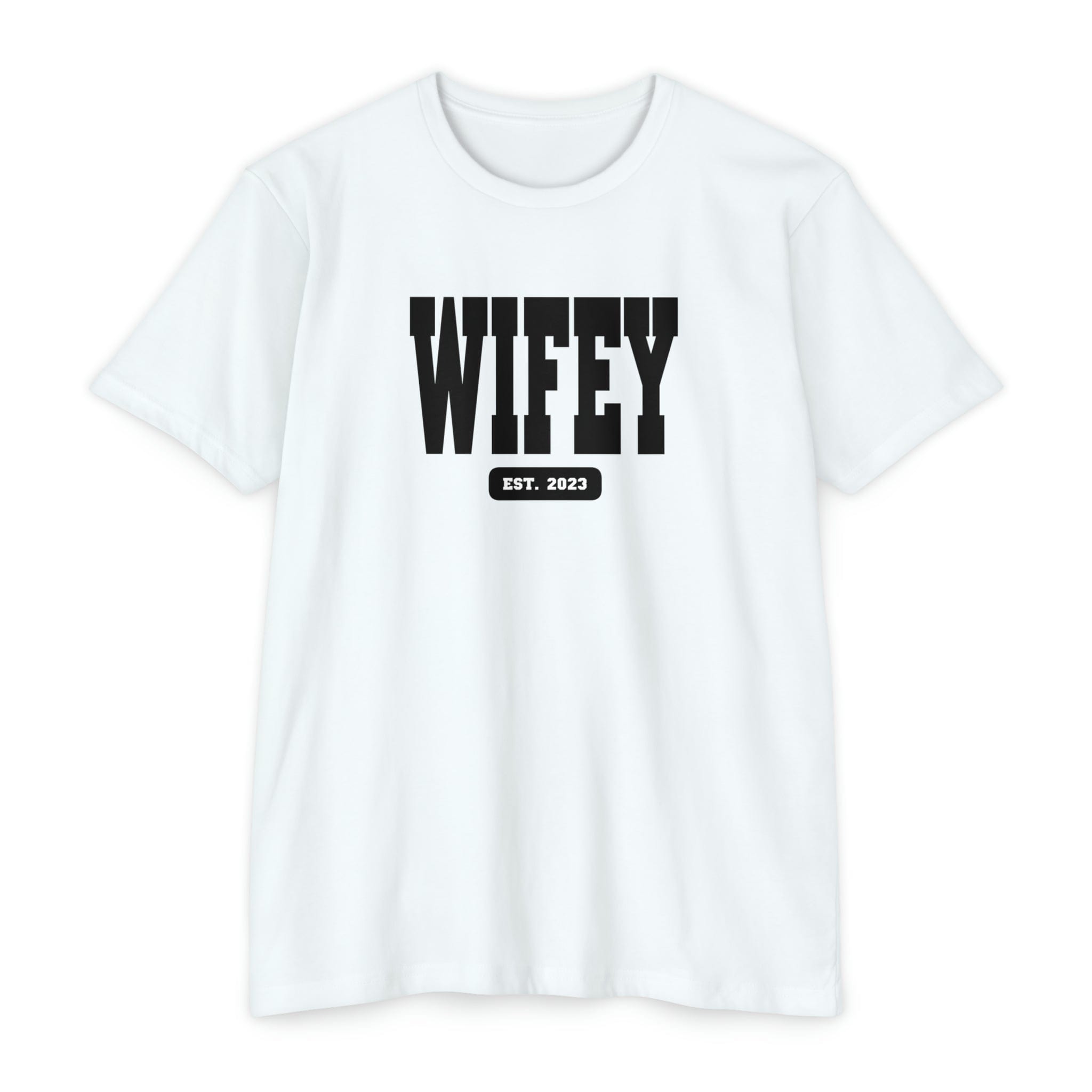 Wifey & Hubby EST. 2023 Deluxe Tees