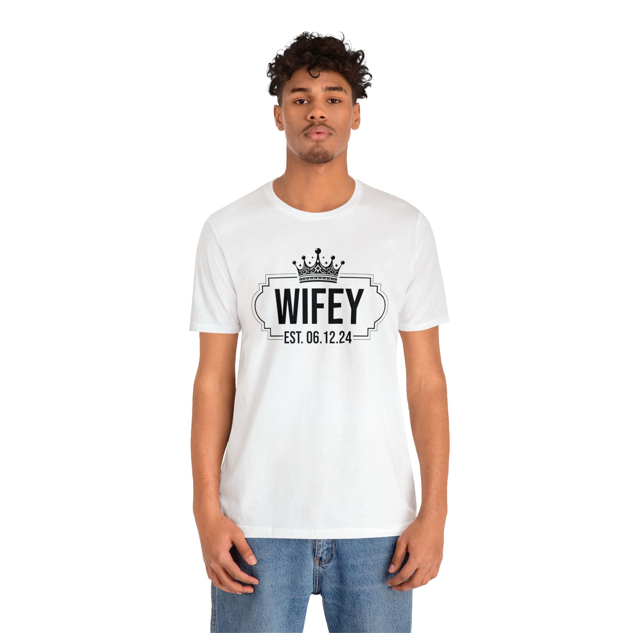 Wifey & Hubby Personalized T-Shirts - Add Your Special Date