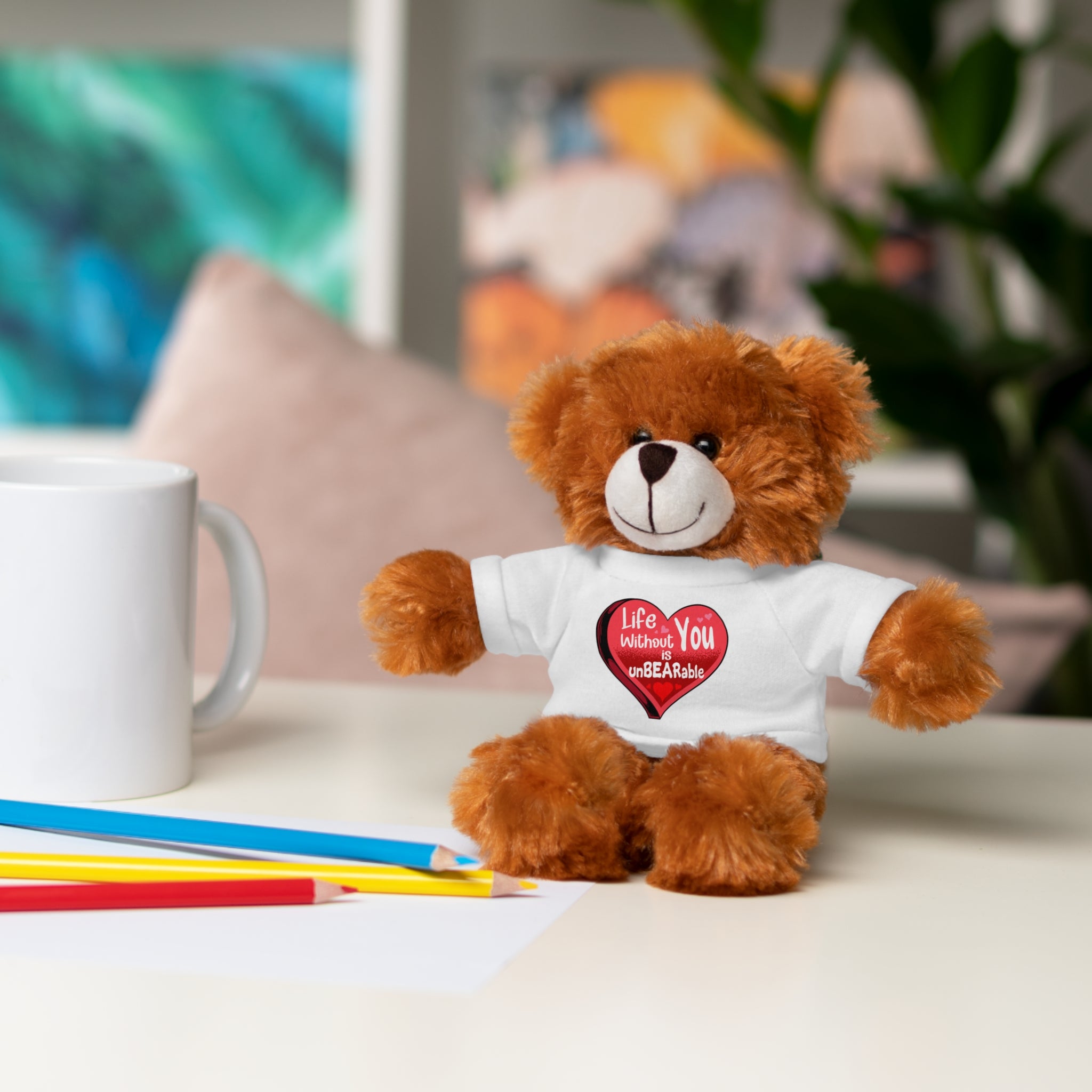 Cute Valentines day Bear plushie