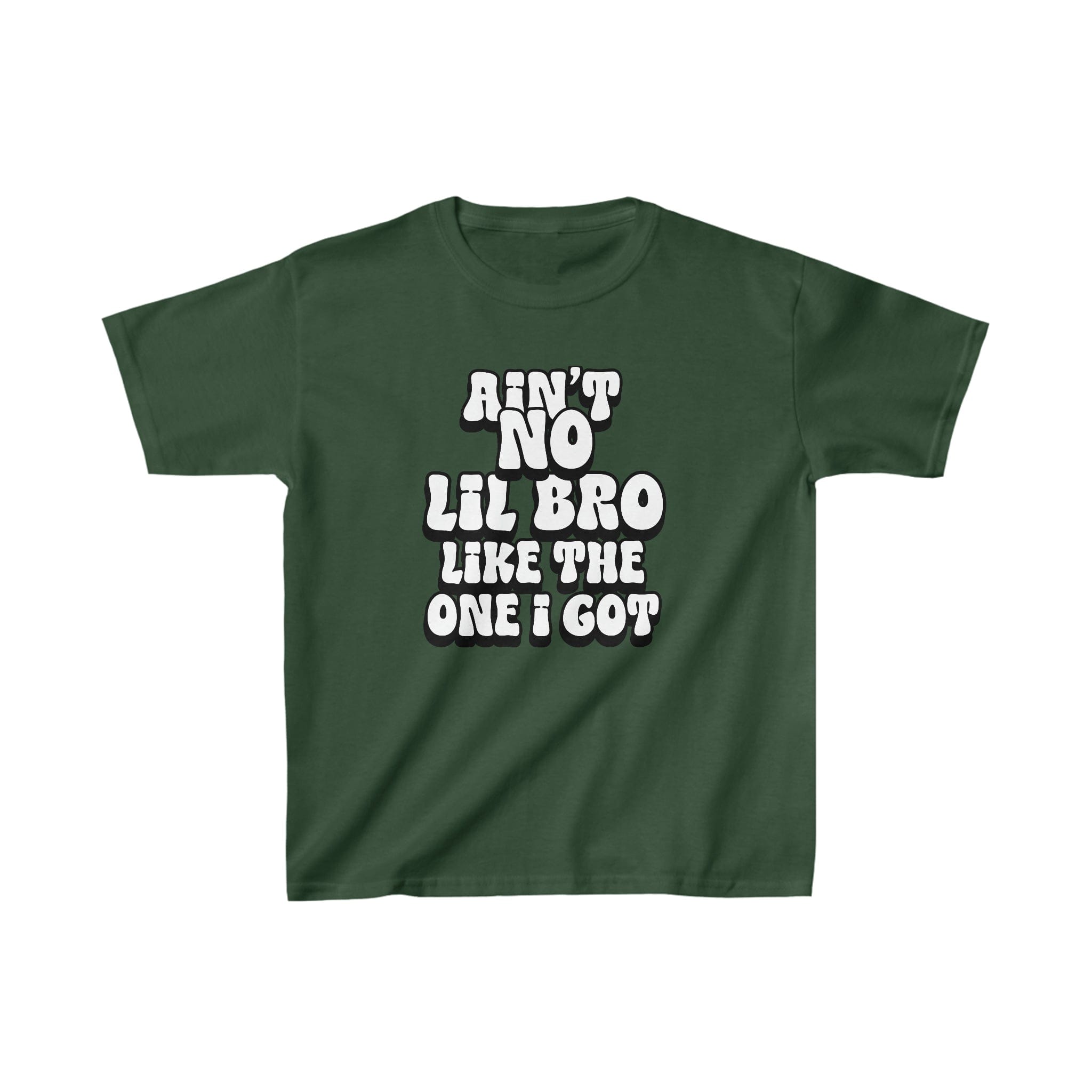 Ain't No Lil Bro Like The One I Got Kids Heavy Cotton™ Tee