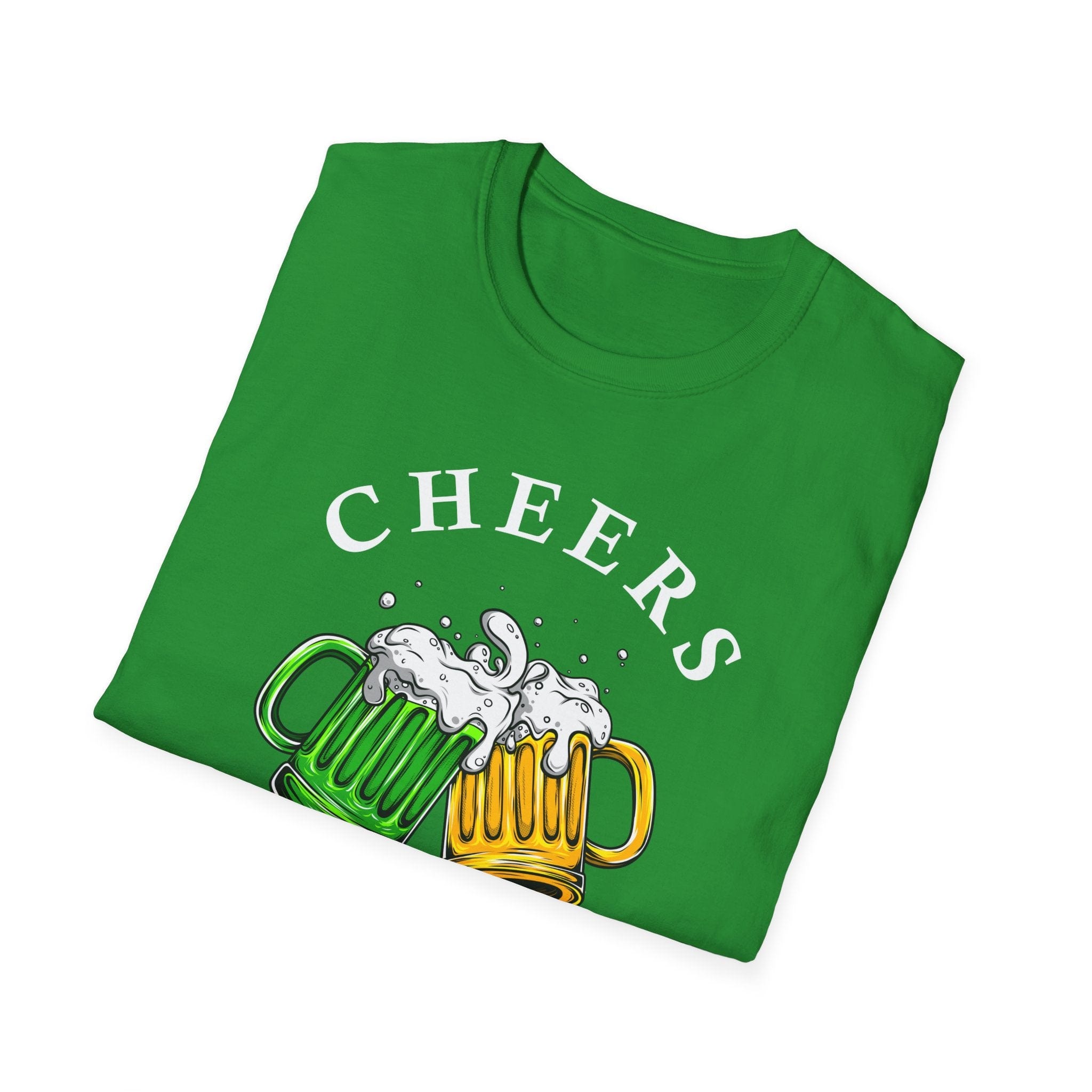 Cheers F🍀uckers Deluxe Green Tee (Unisex)