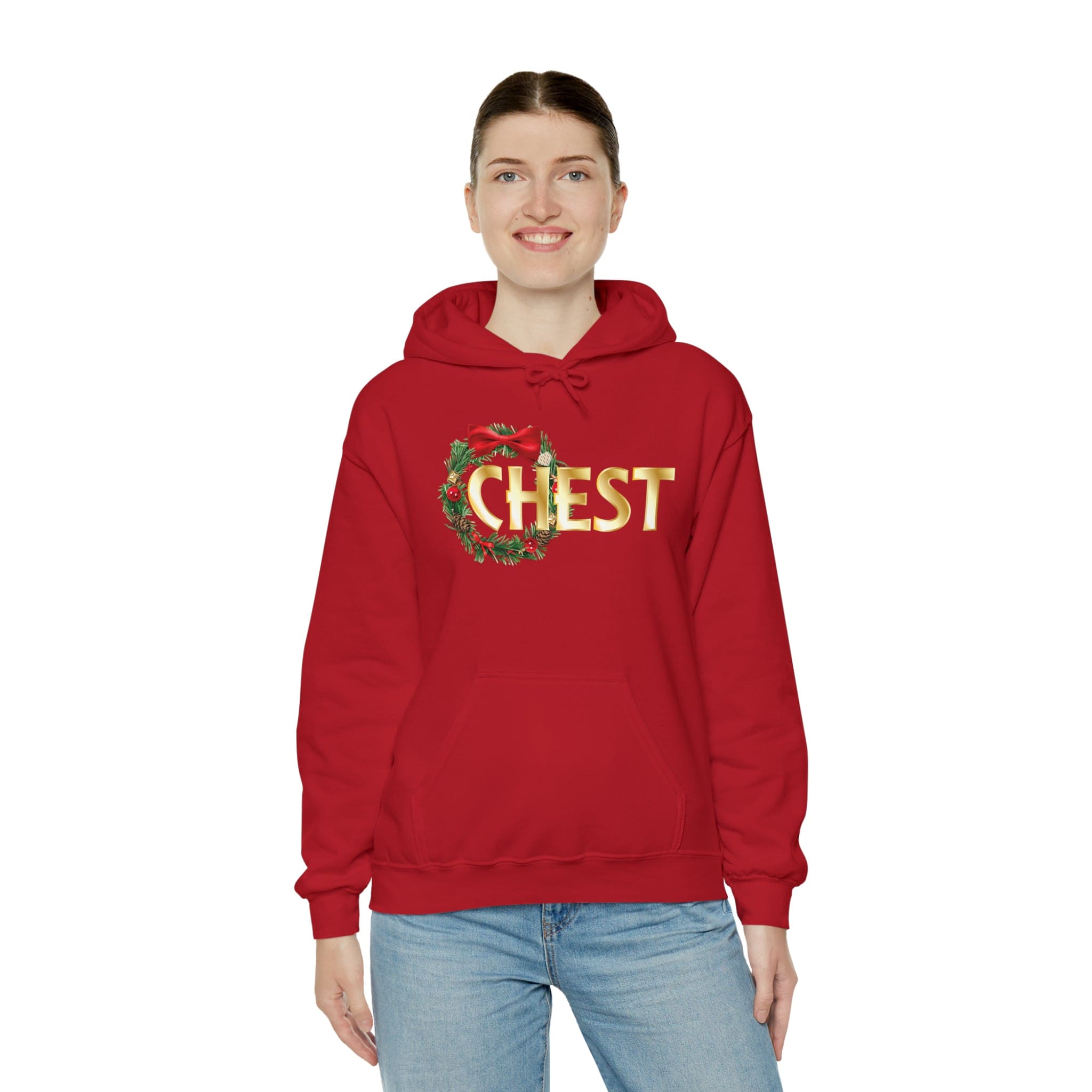 Chest Unisex Heavy Blend™ Hooded Sweatshirt