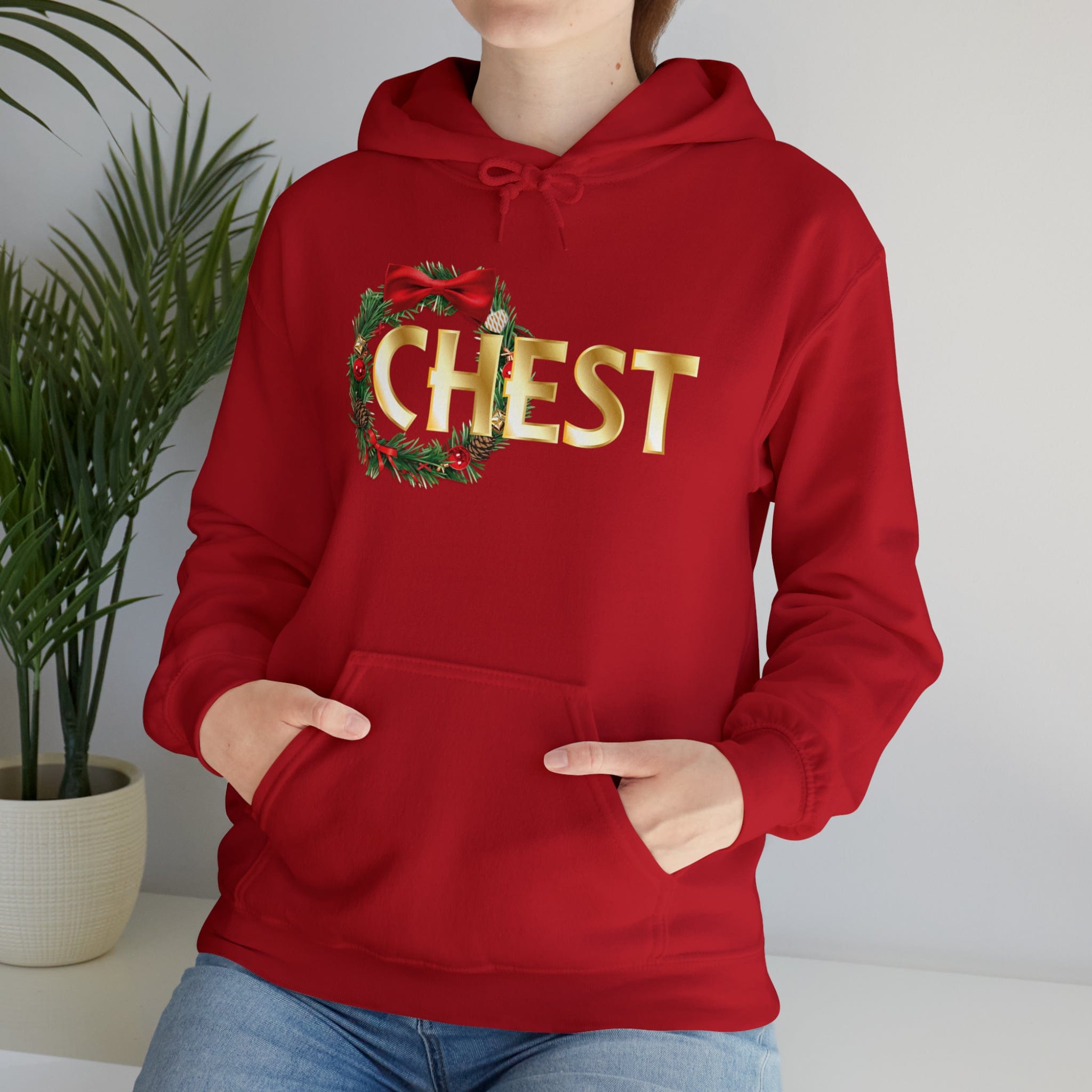 Chest Unisex Heavy Blend™ Hooded Sweatshirt