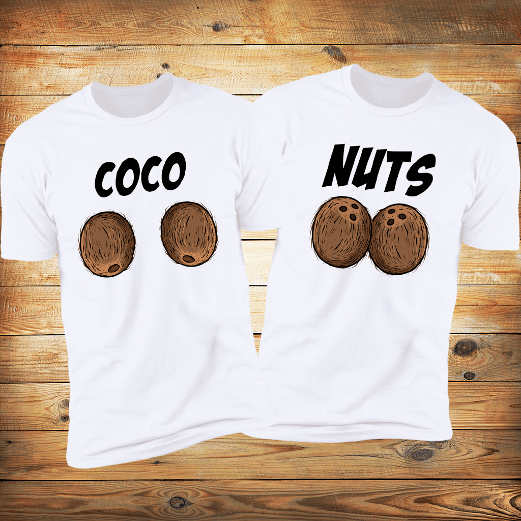 Coconuts Couples Deluxe Vacation Tees