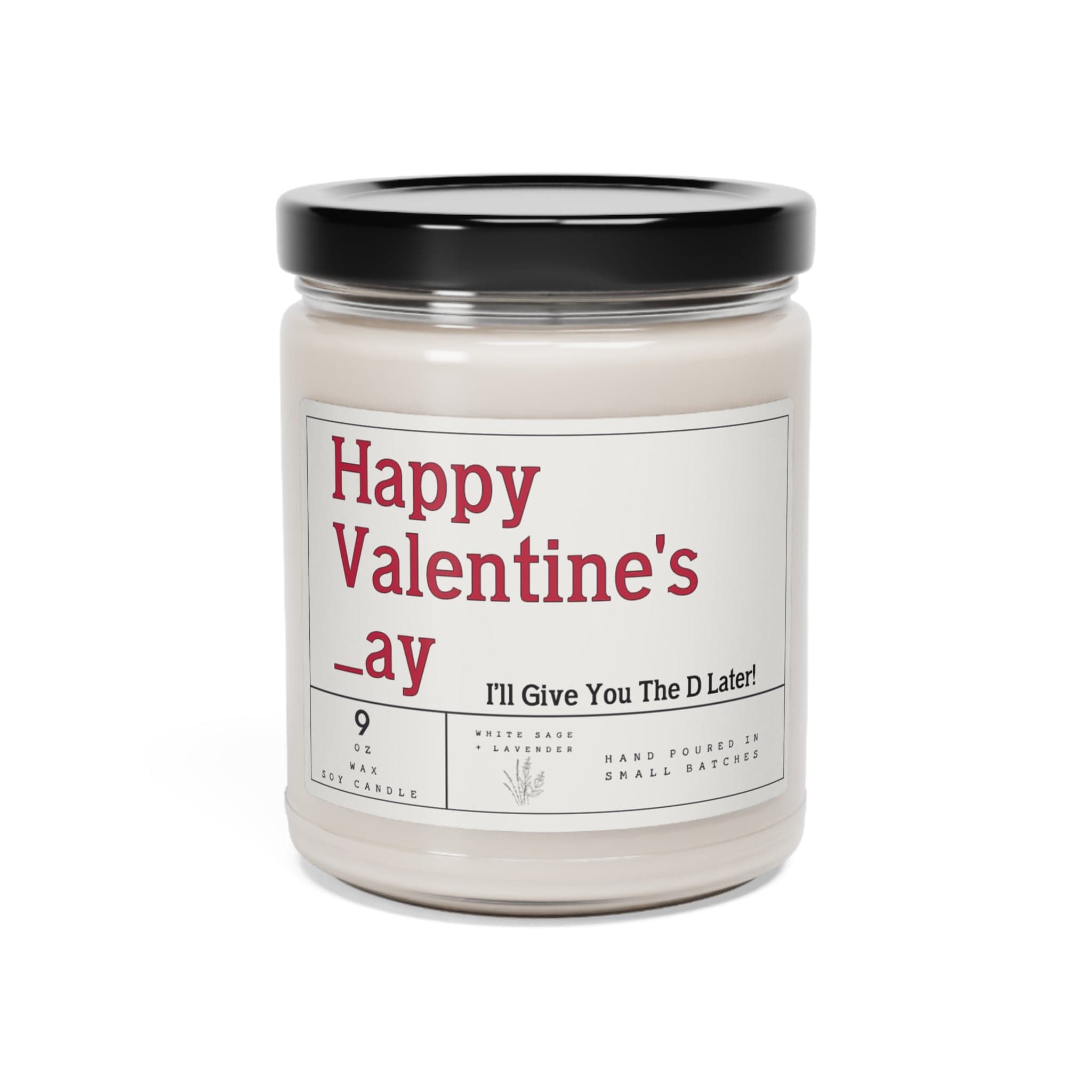 Hilarious Valentine's day Candle