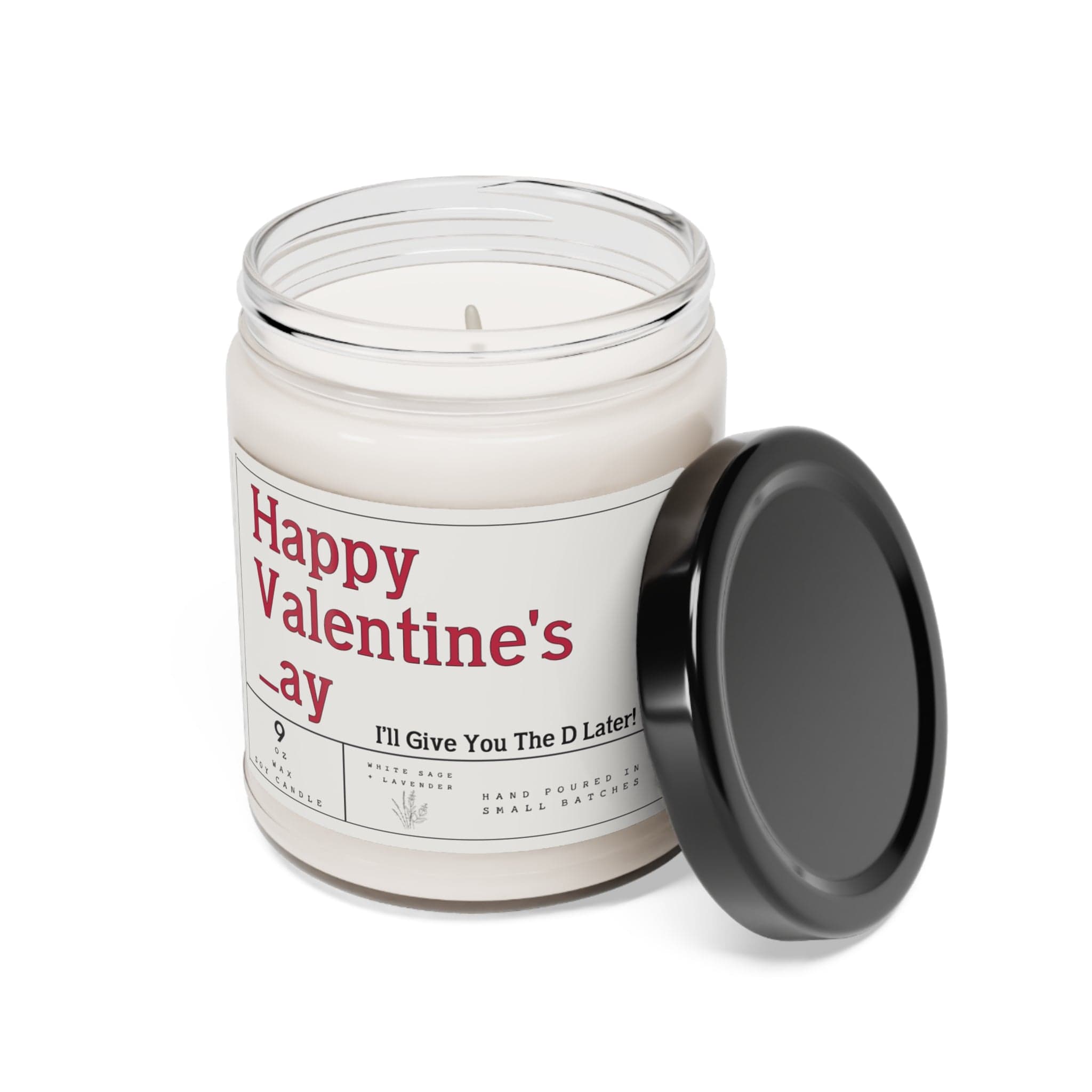 Hilarious Valentine's day Candle
