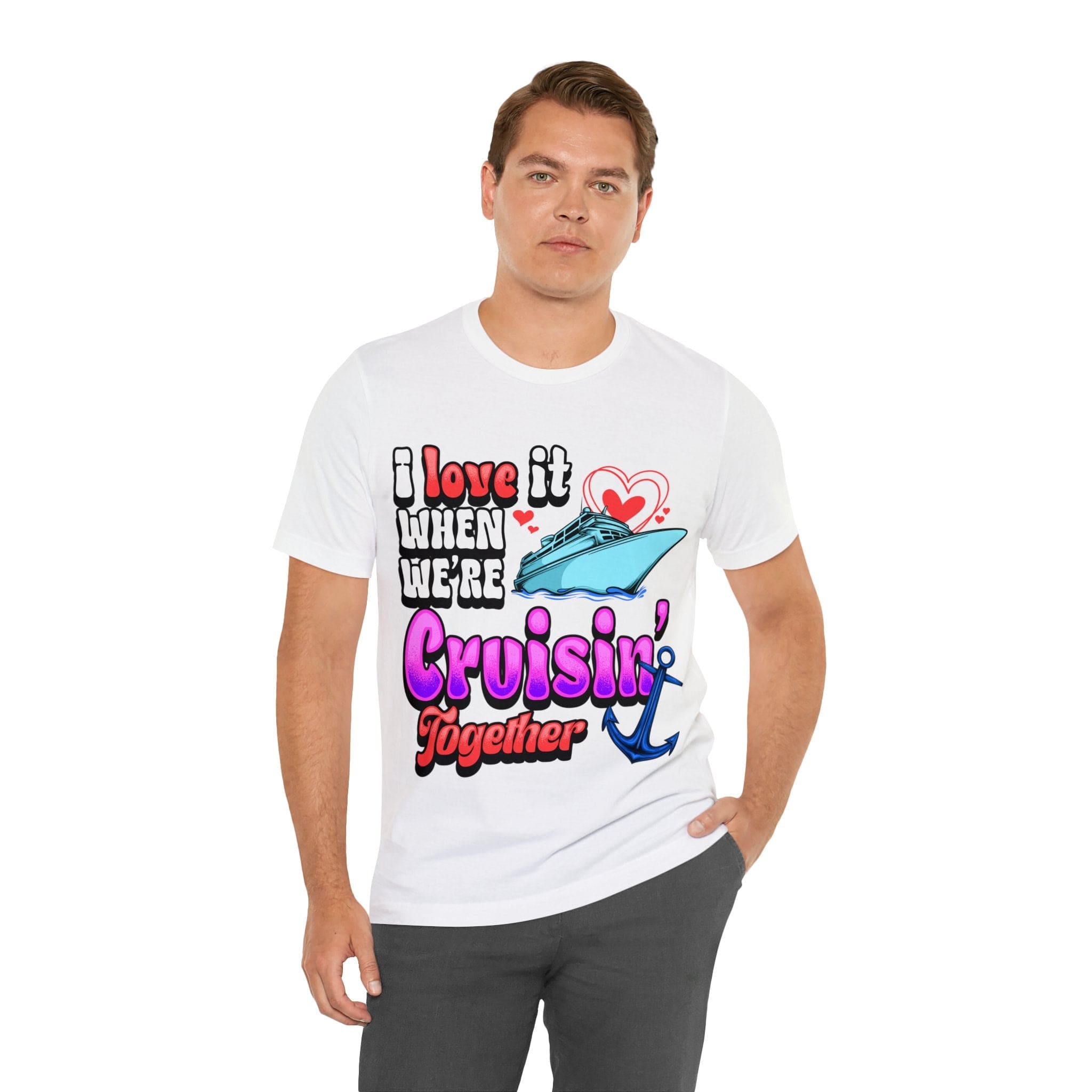 Couples Cruisin Deluxe Tee For Your Next Cruise