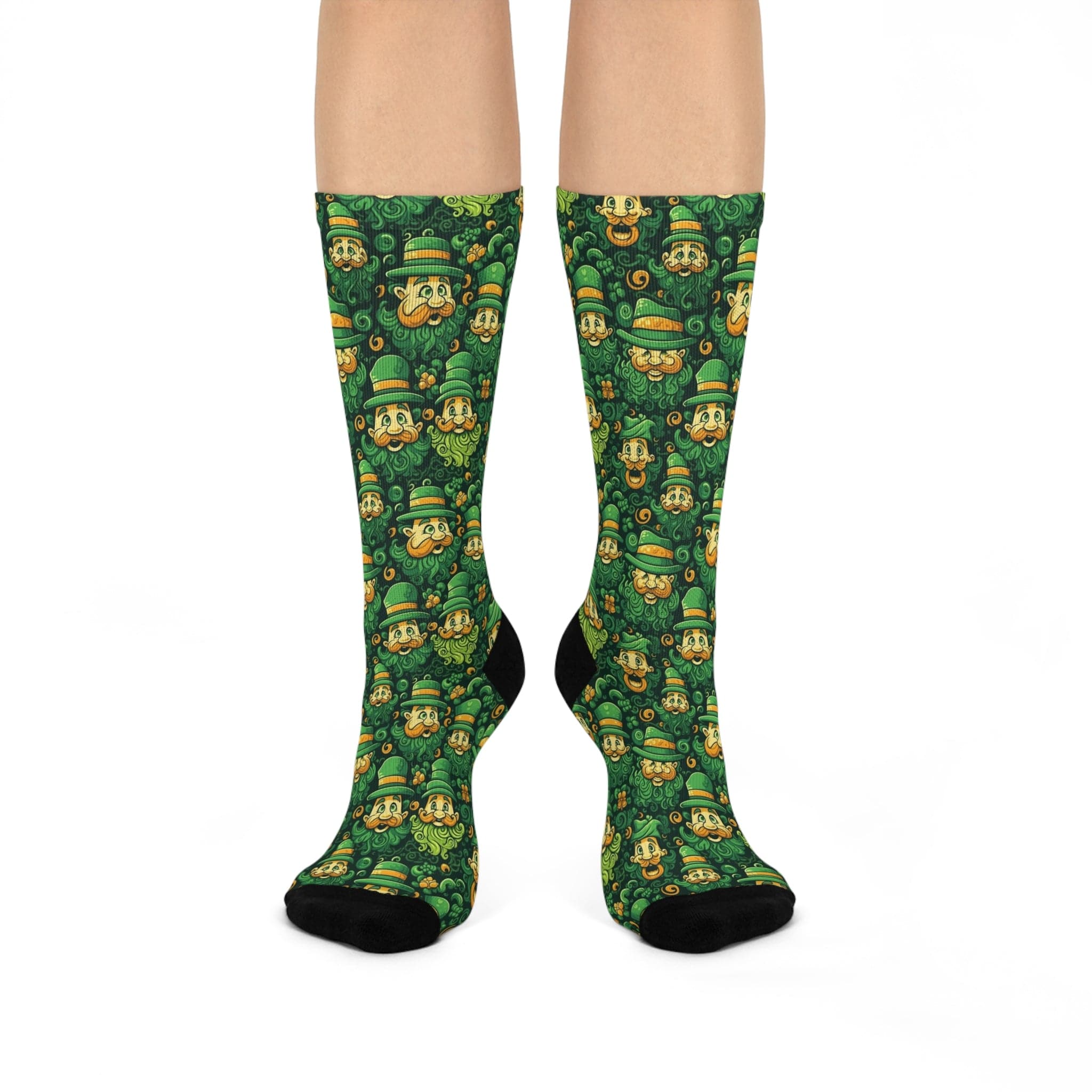 Crazy Leprechaun  Cushioned Crew Socks