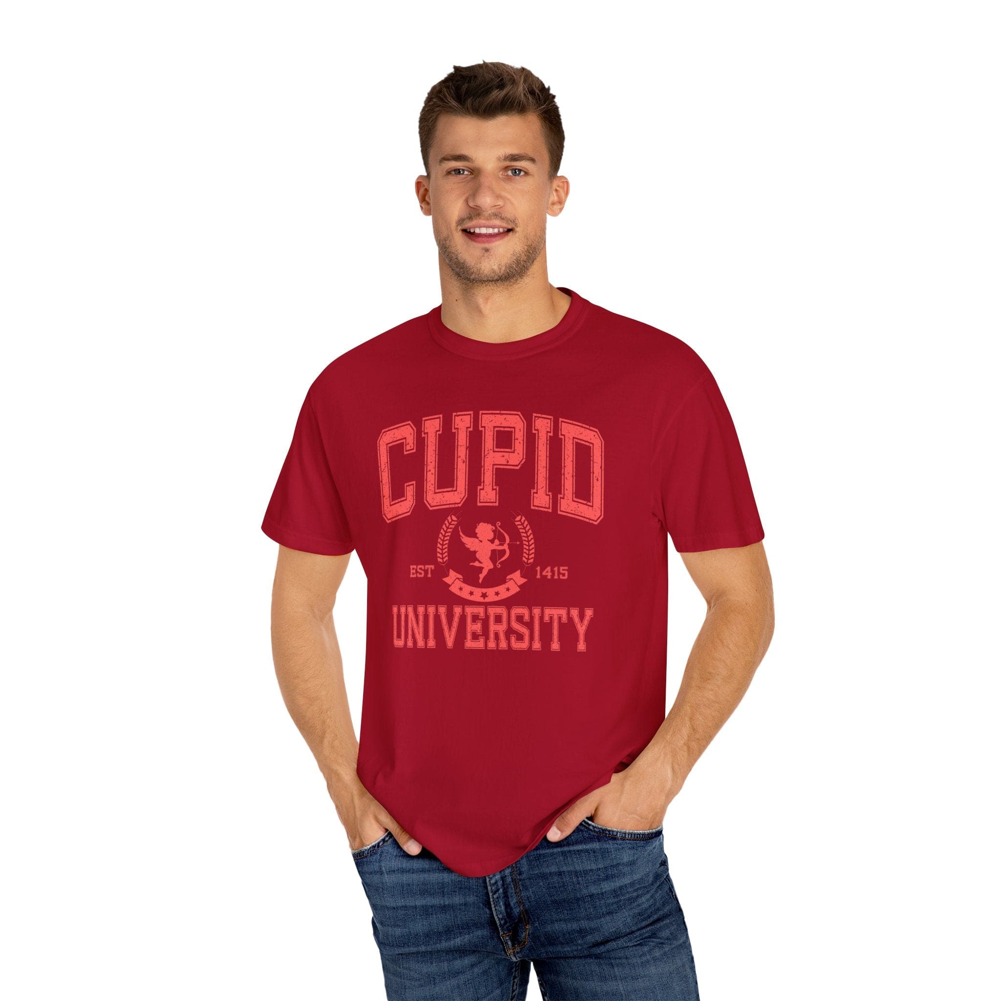 Cupid University Valentines day Tee (Comfort Colors 1717)