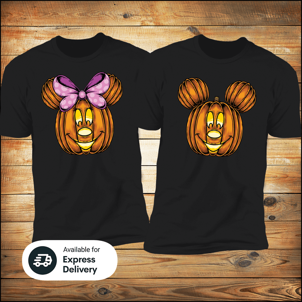 Cute Deluxe Couples Halloween Shirts