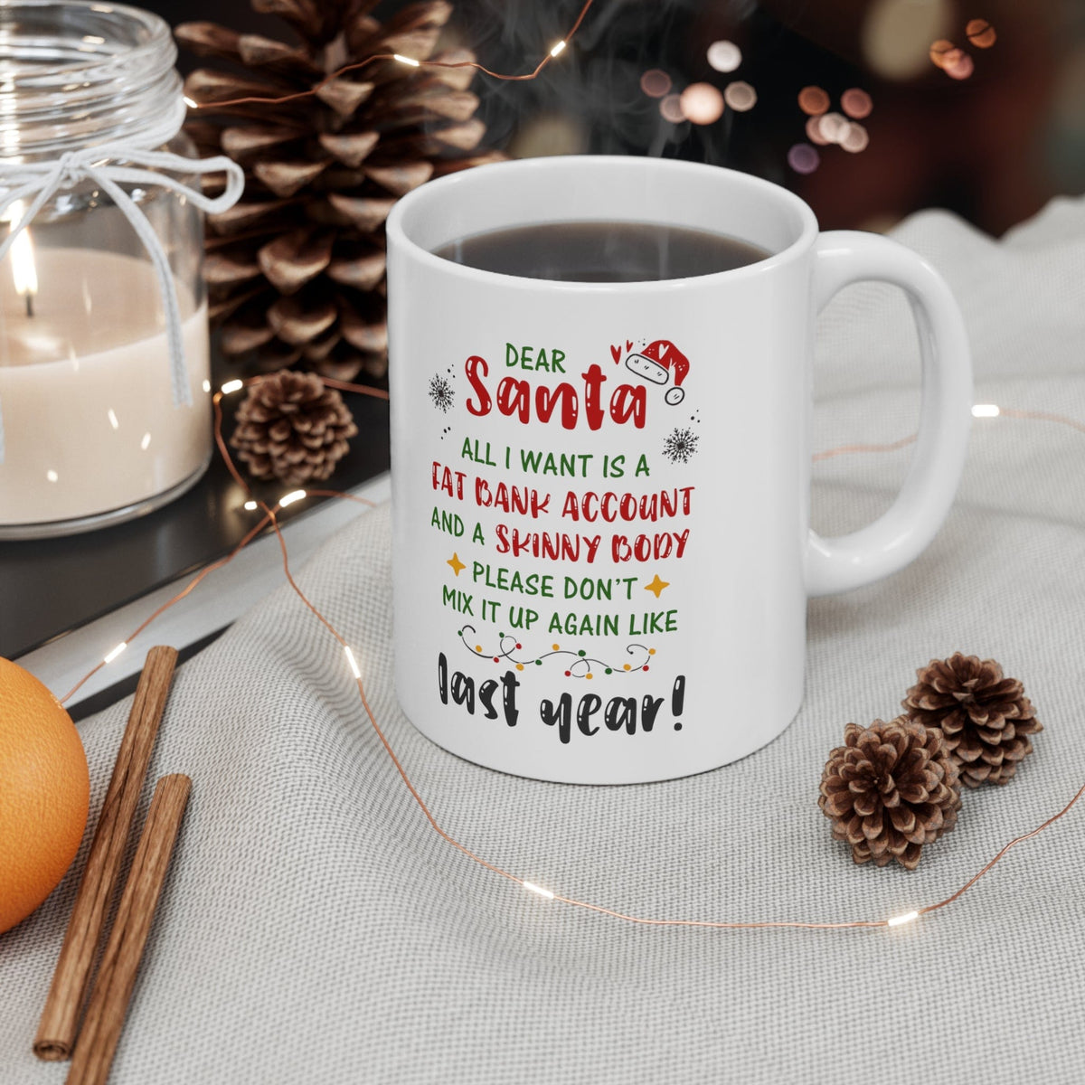 Dear Santa Gag Gift Mug 11oz