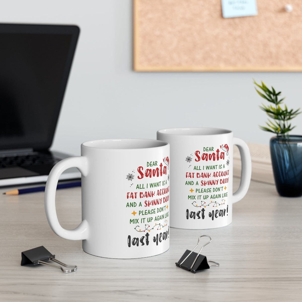 Dear Santa Gag Gift Mug 11oz