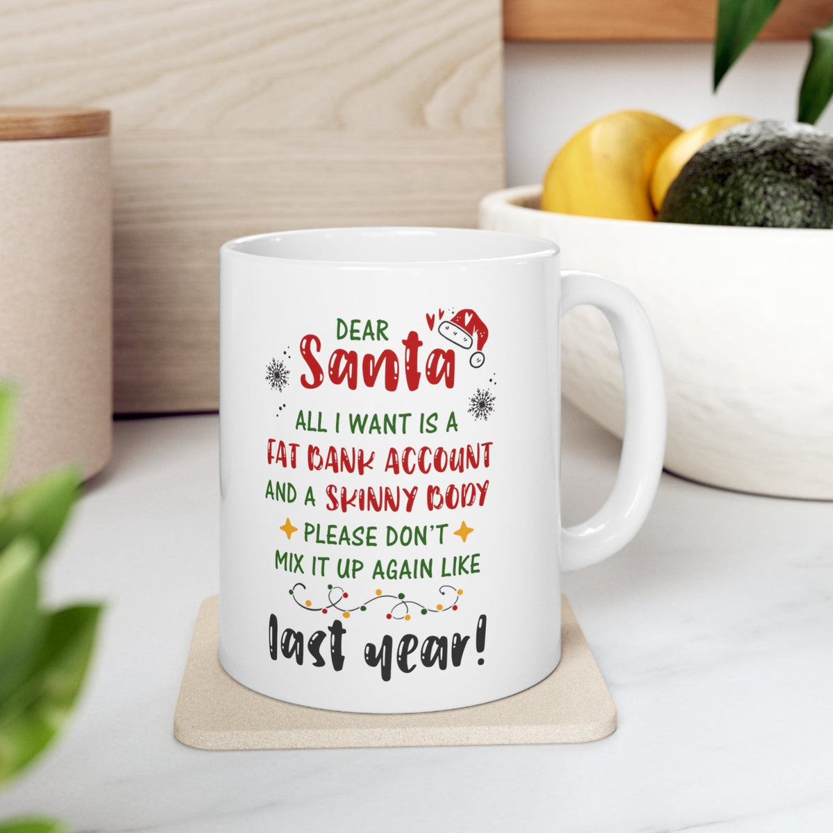 Dear Santa Gag Gift Mug 11oz