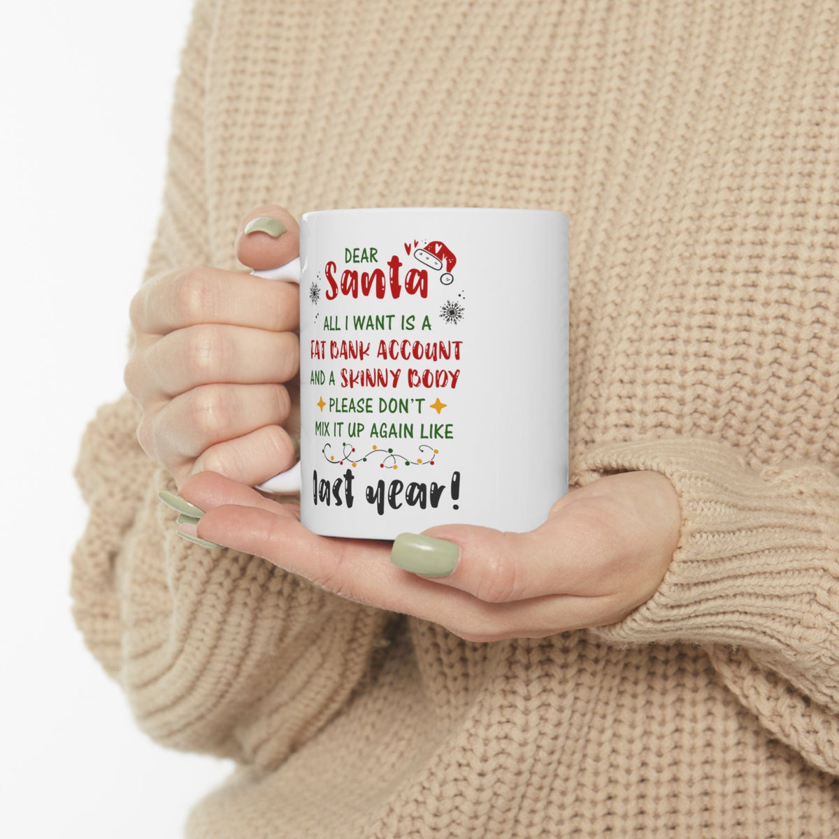 Dear Santa Gag Gift Mug 11oz