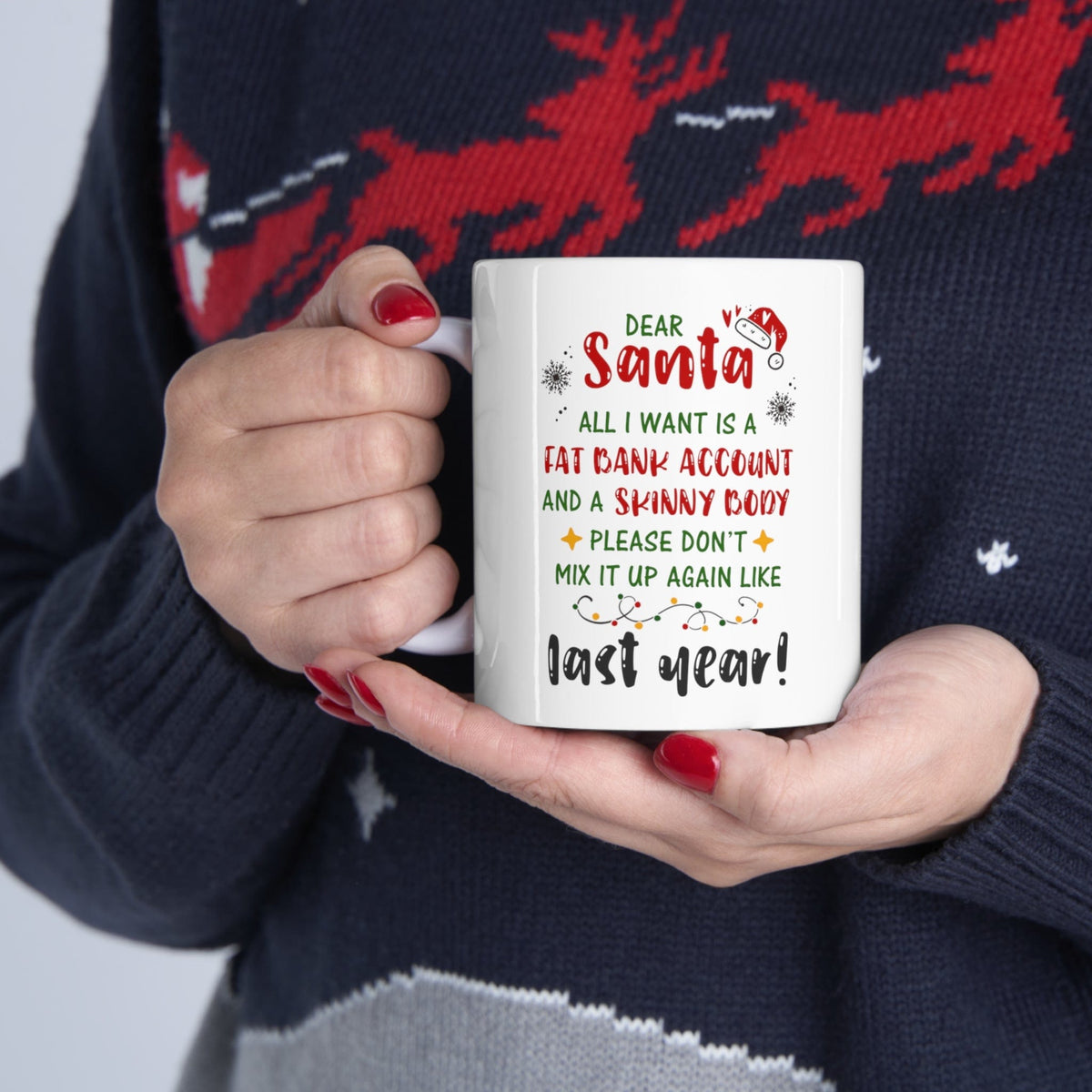 Dear Santa Gag Gift Mug 11oz