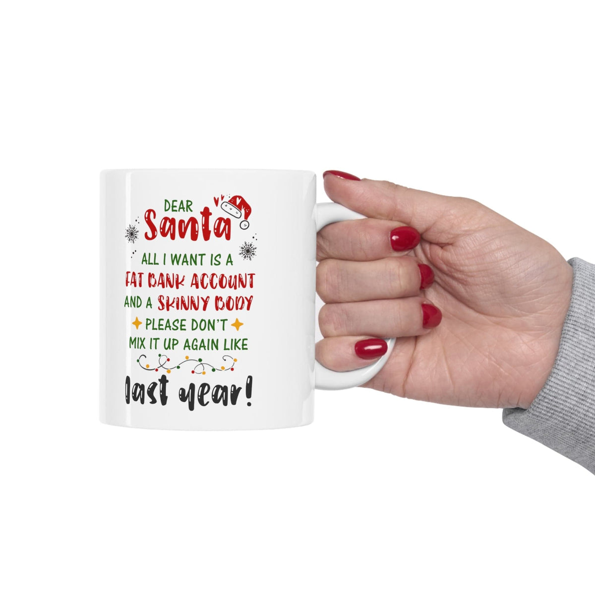 Dear Santa Gag Gift Mug 11oz