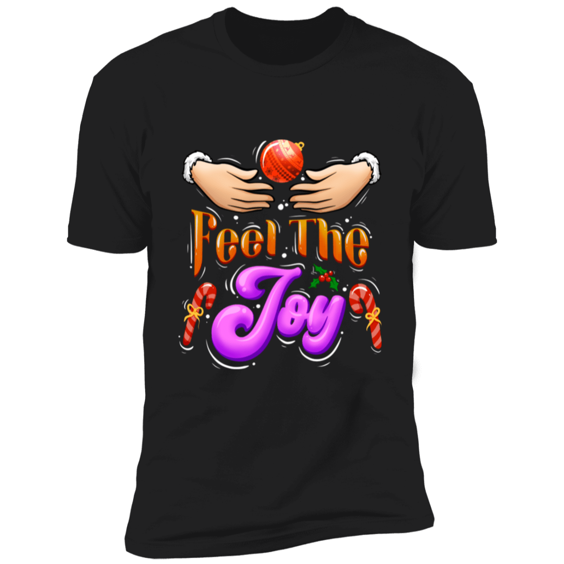 Feel The Joy &amp; Jingle My Bells Couples Christmas Shirts