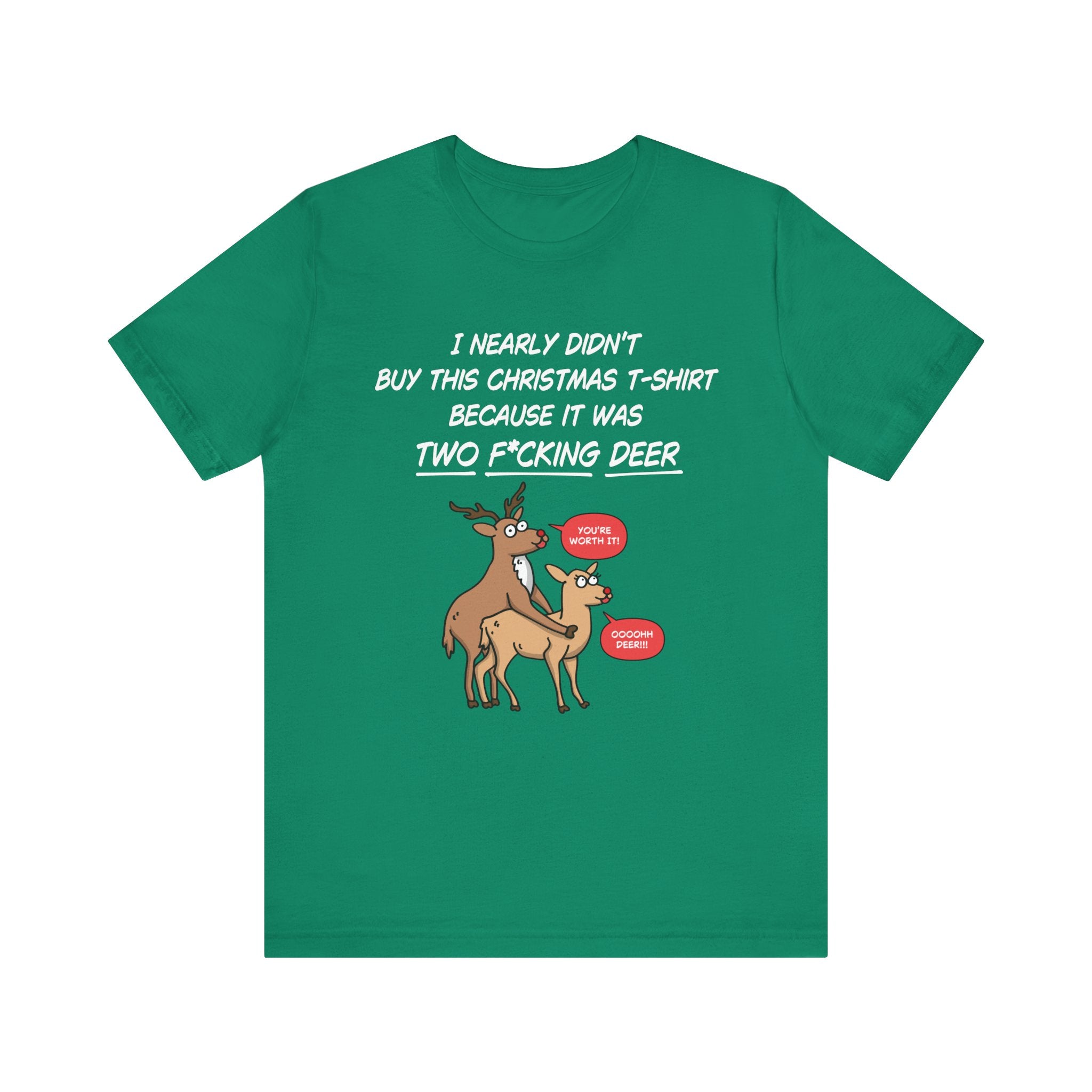 Funny Christmas Tee - Two Deer
