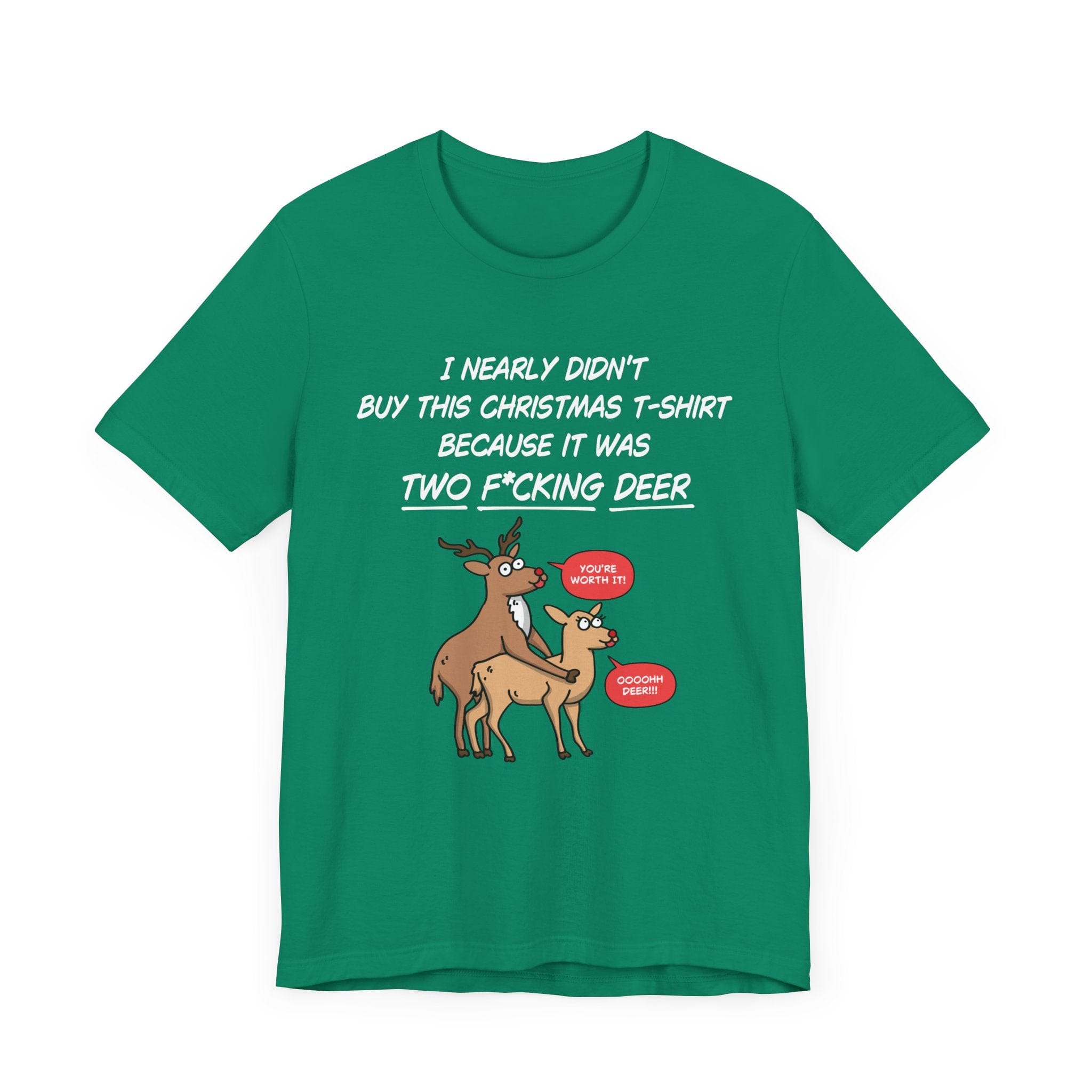 Funny Christmas Tee - Two Deer