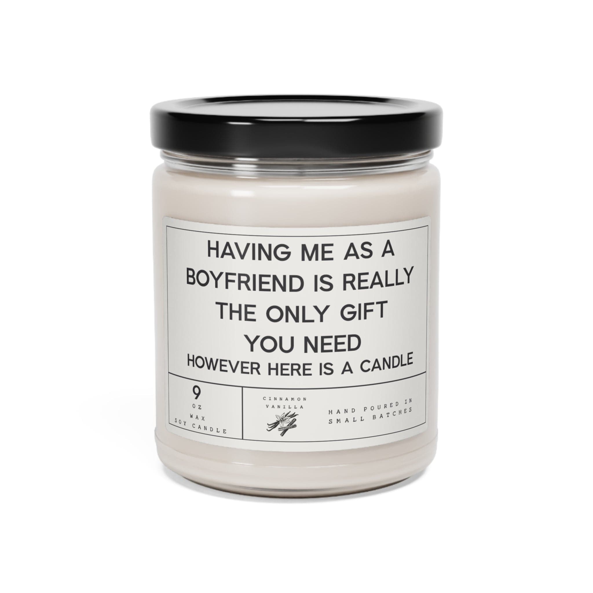 Funny Valentine's Day Scented Soy Candle, 9oz