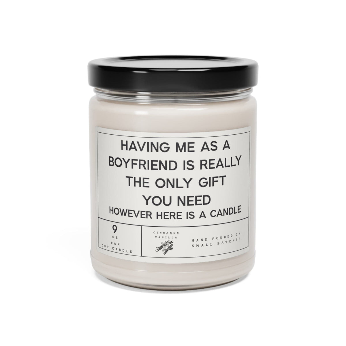 Funny Valentine&#39;s Day Scented Soy Candle, 9oz