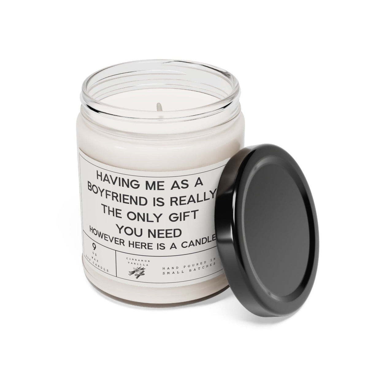 Funny Valentine&#39;s Day Scented Soy Candle, 9oz