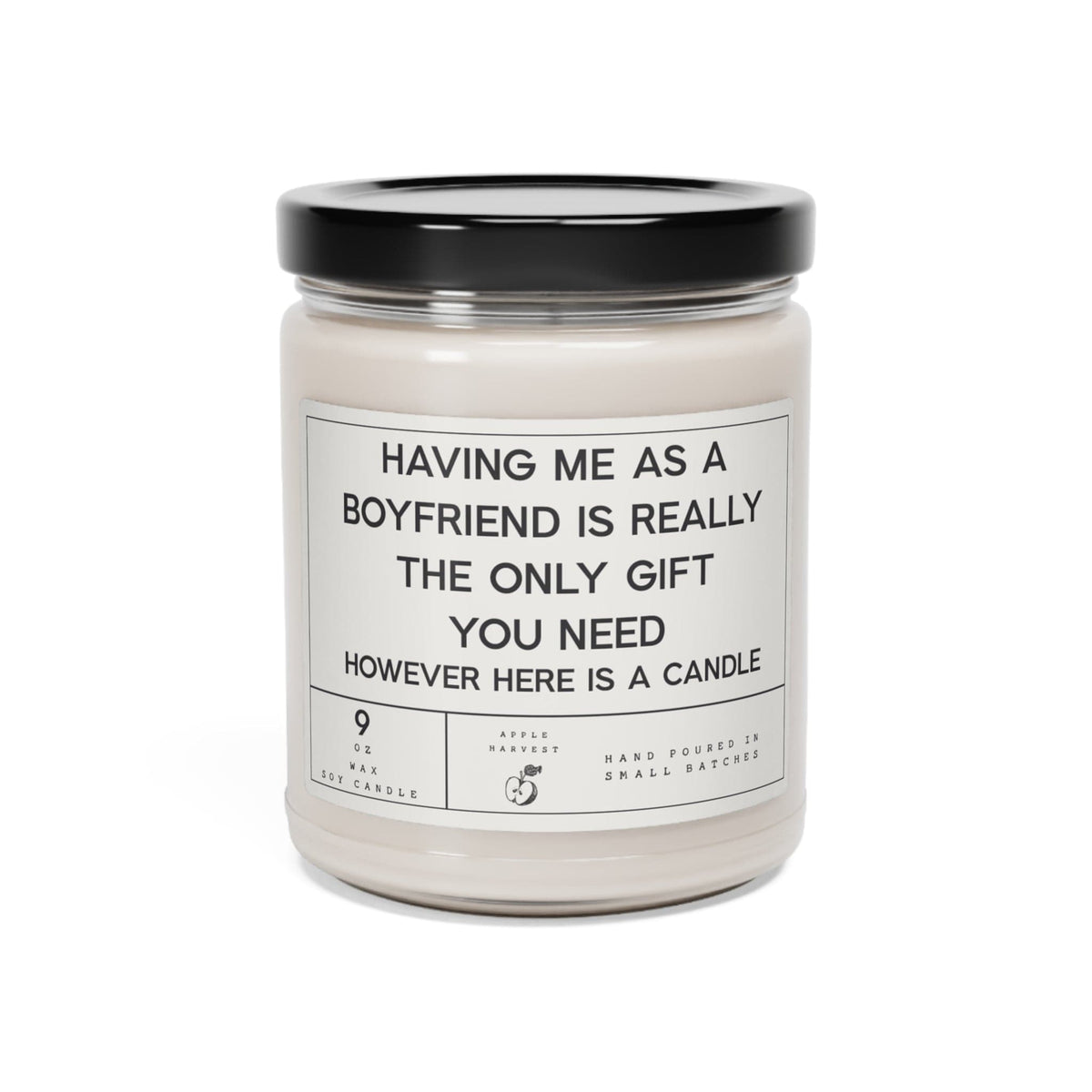 Funny Valentine&#39;s Day Scented Soy Candle, 9oz
