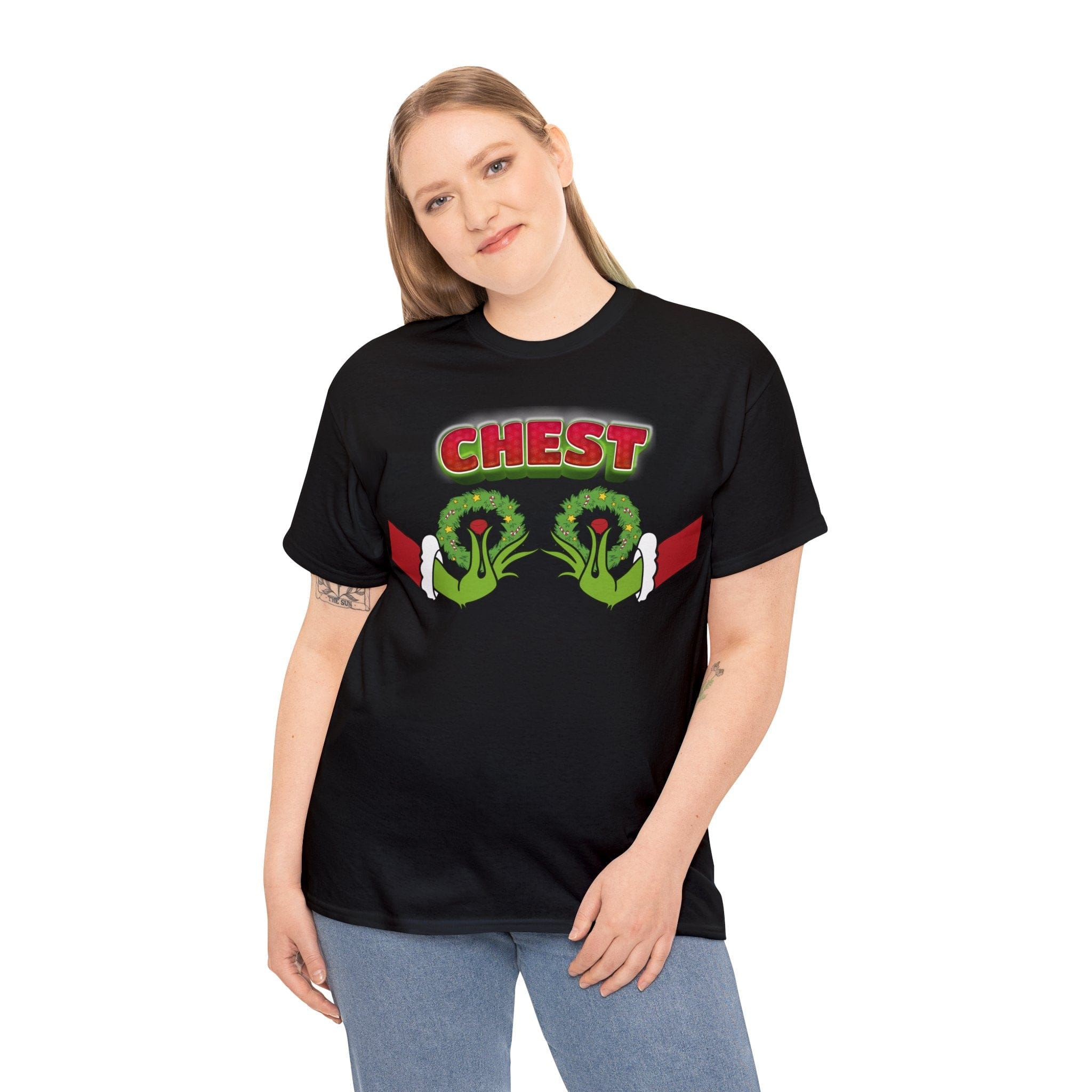 Grinch Chest Tee