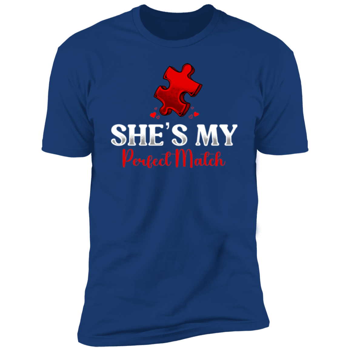 He's My Perfect Match & She's My Perfect Match - Couples Shirts