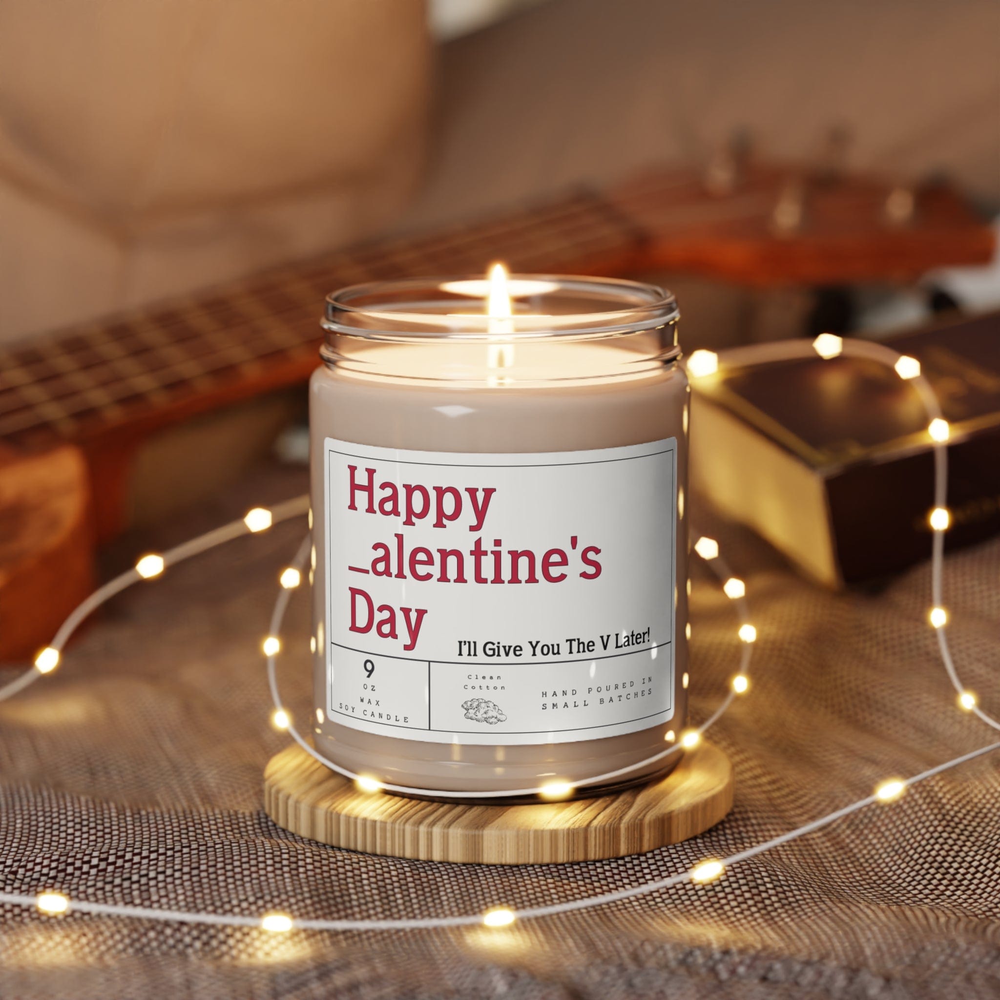 Hilarious Valentine's day Candle