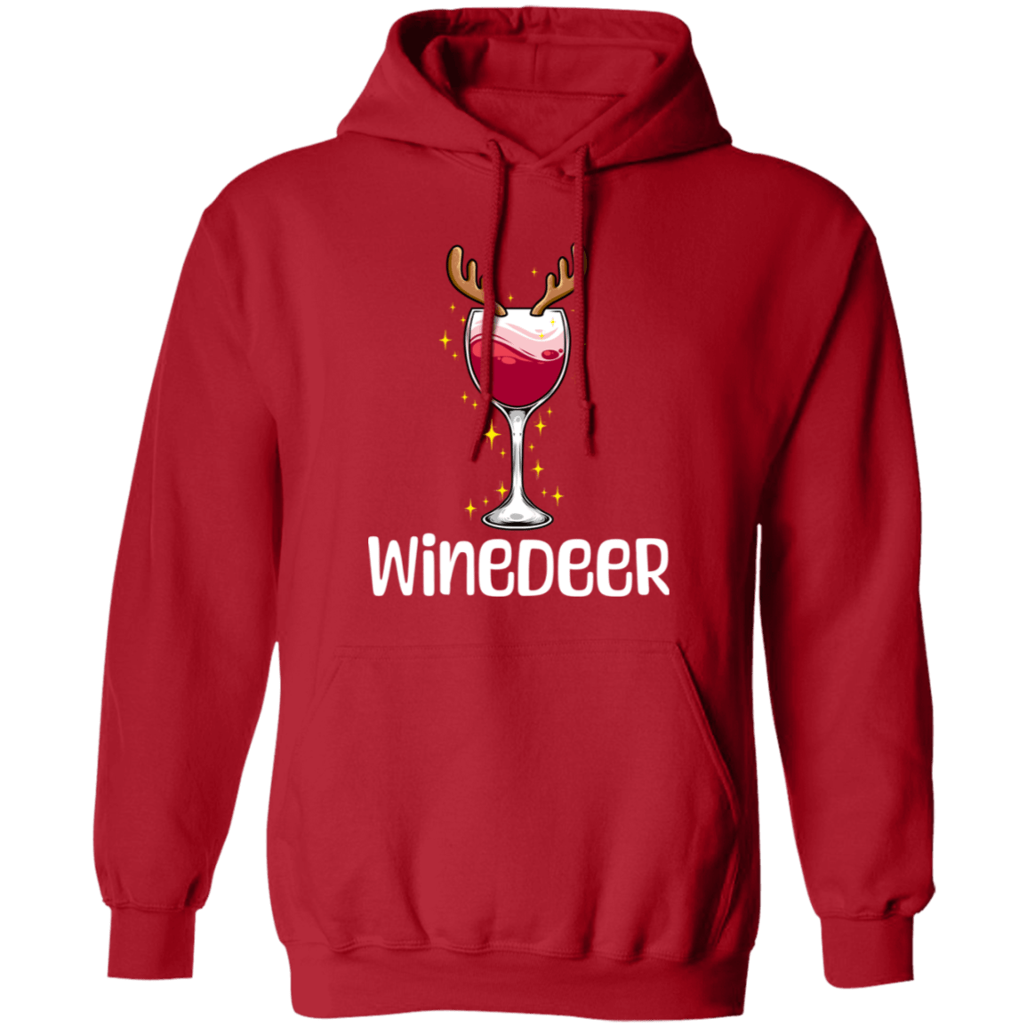 Holiday Cheers Hoodie Duo: WineDeer & ReinBeer
