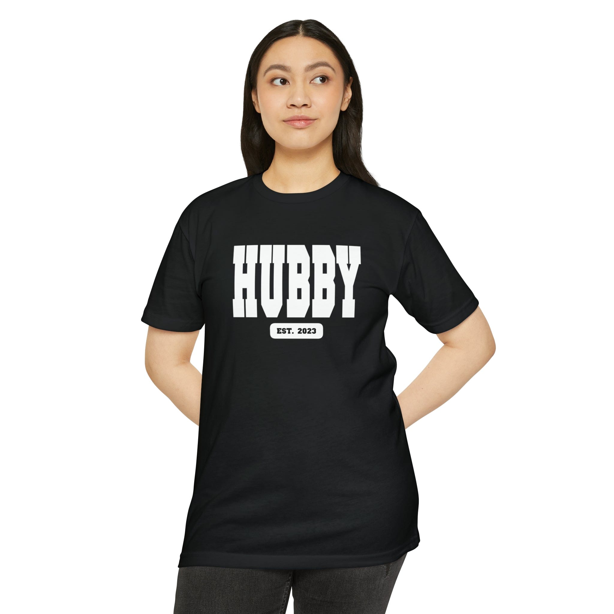 Hubby EST 2023 Unisex Jersey T-shirt