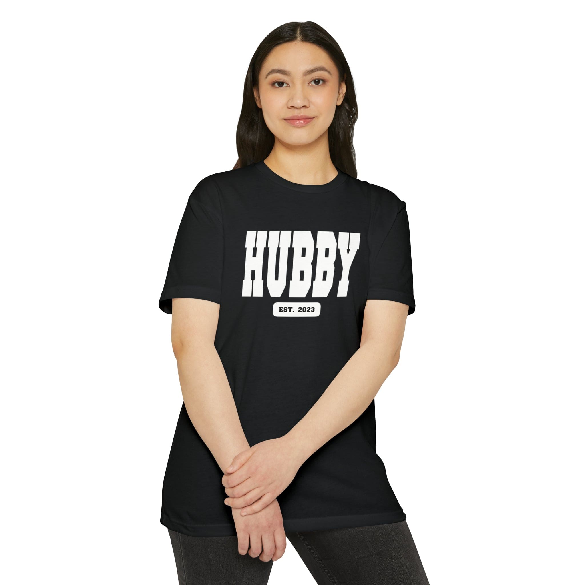 Hubby EST 2023 Unisex Jersey T-shirt