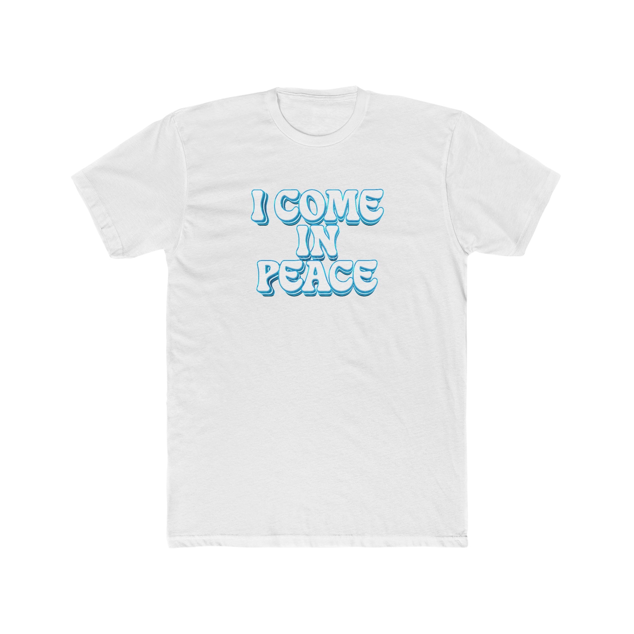 I Come In Peace | Deluxe Tee | Navy