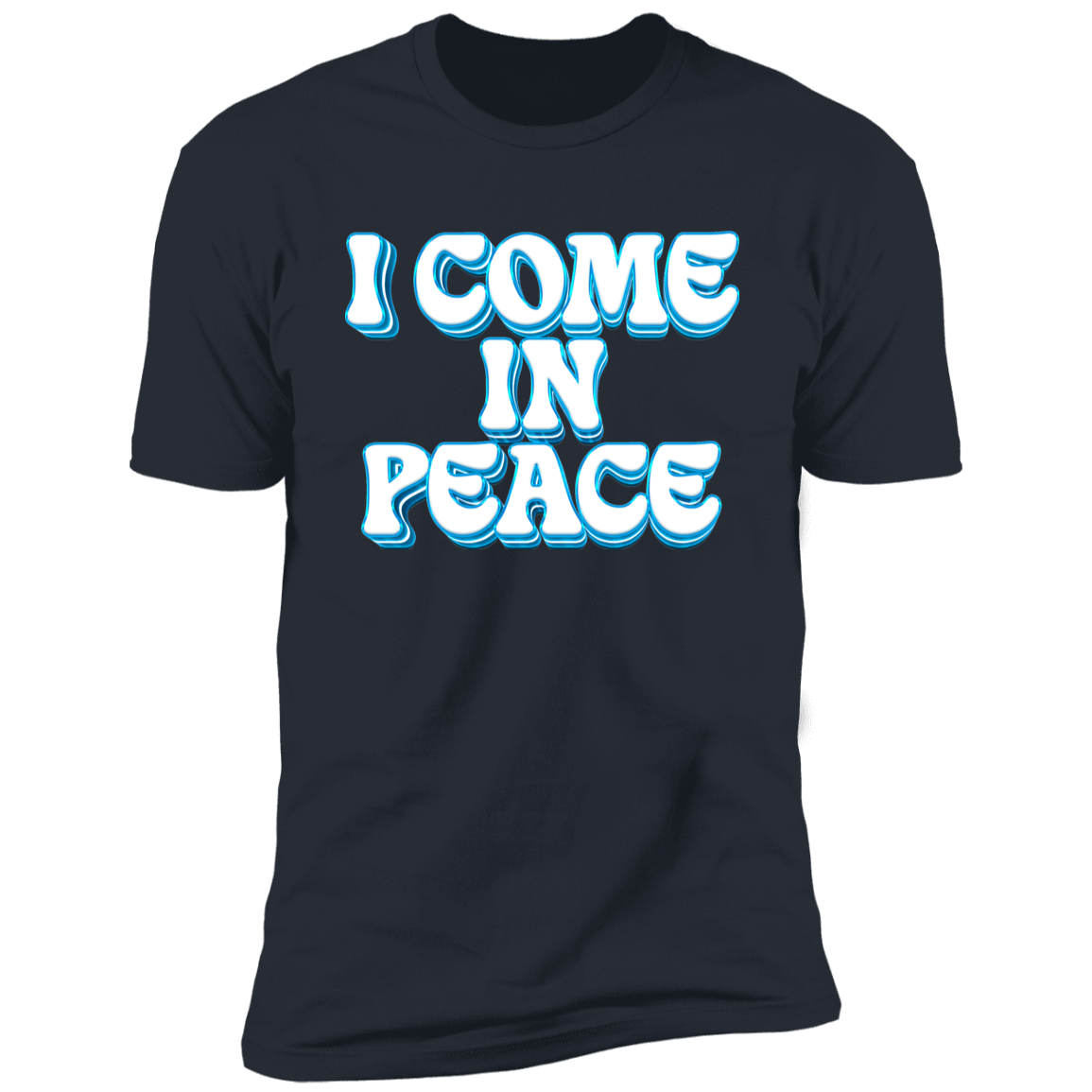 I Come In Peace & I'm Peace | Tank & Tee Bundle | Midnight Navy