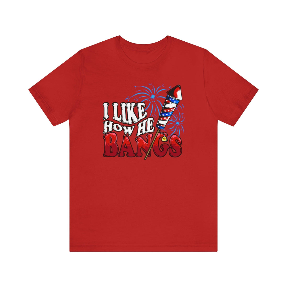 I Like How He Bangs Deluxe Unisex Tee