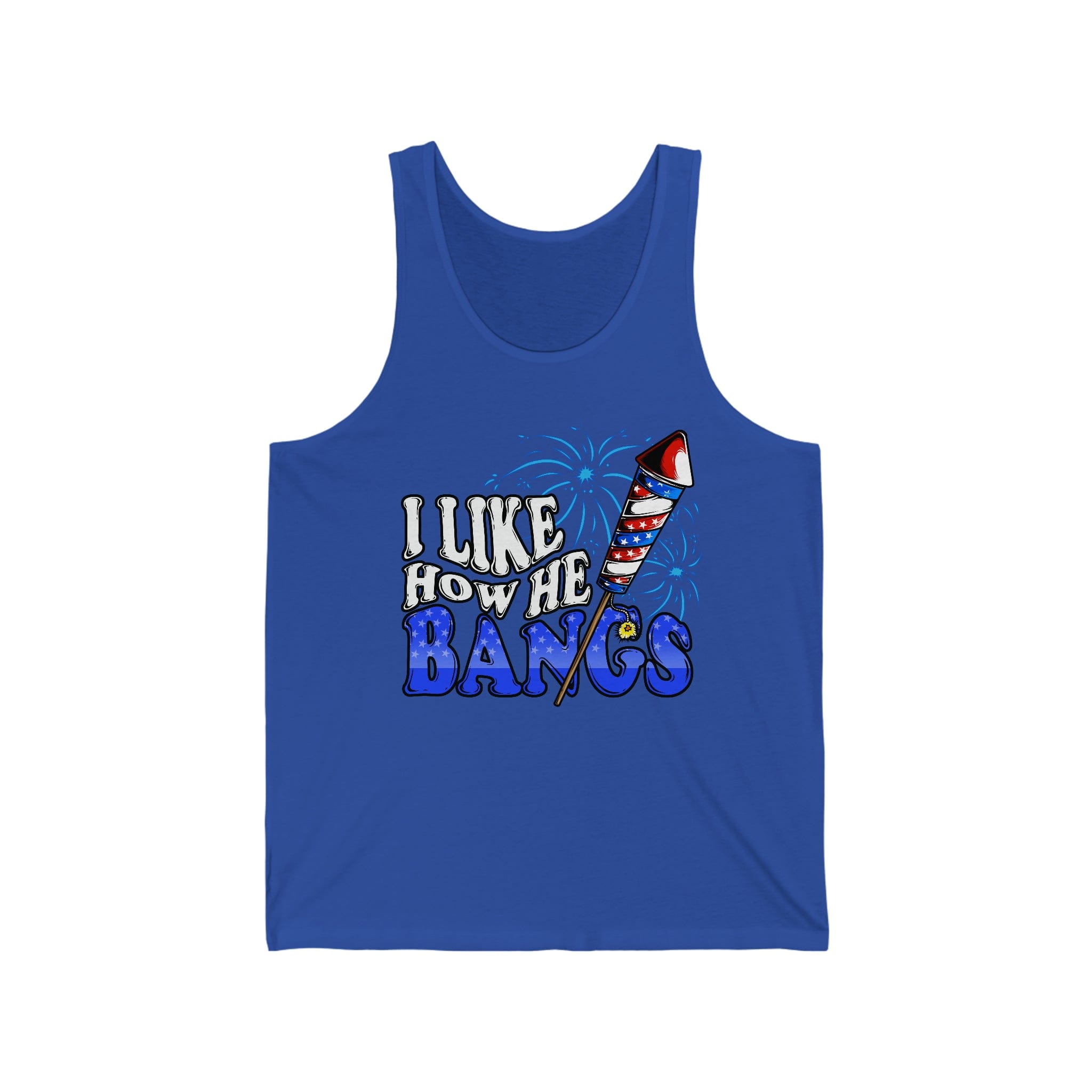 I Like How He Bangs | Unisex Jersey Tank