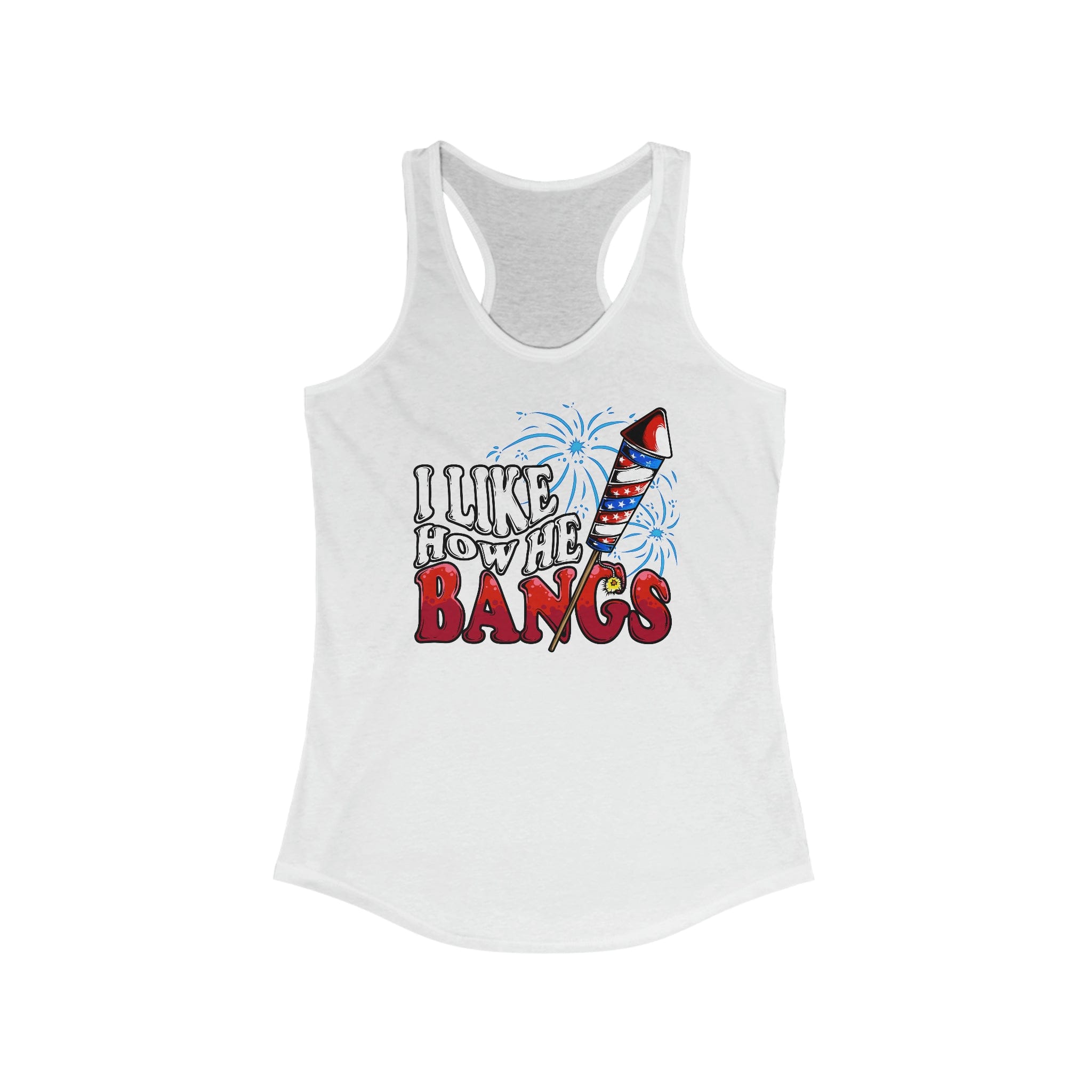 I Like How He Bangs Women's Racerback Tank