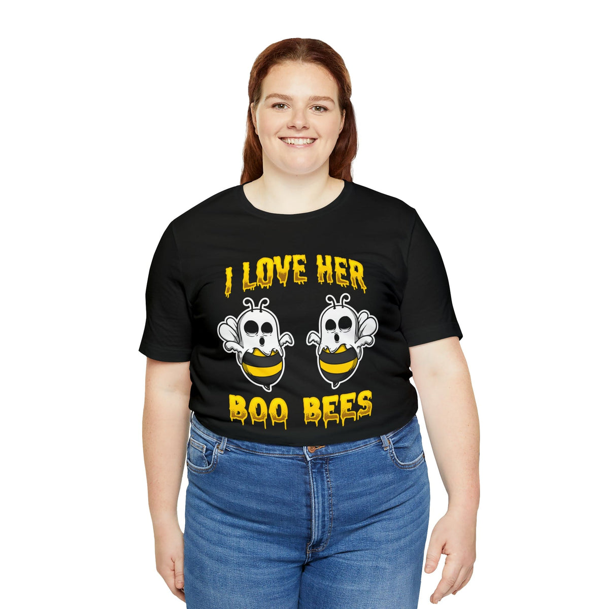 I Love Her Boobies | Deluxe Black Tee